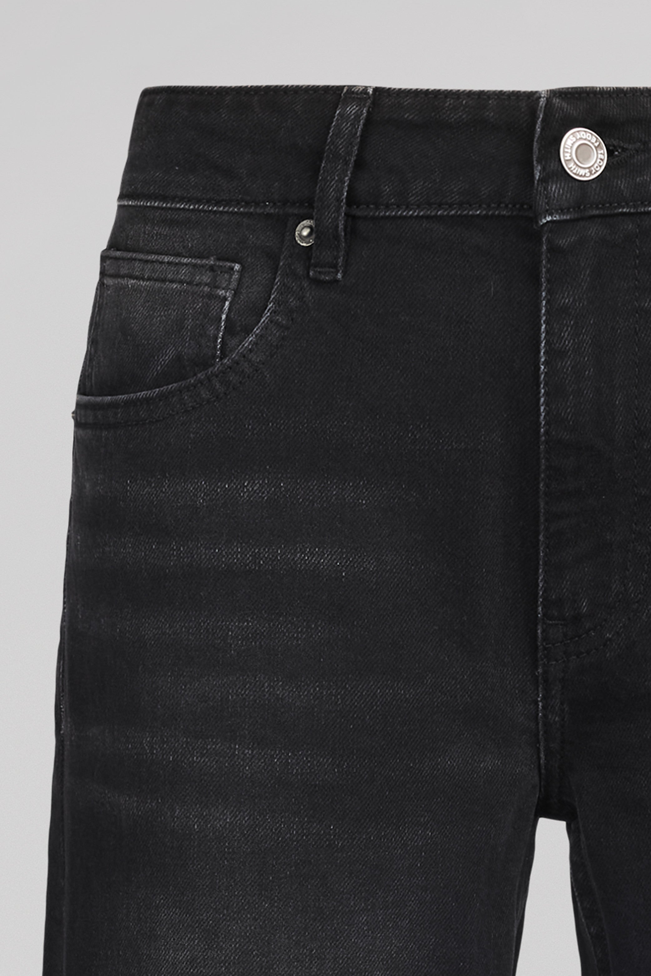 Teddy Smith Boyfriend Black Used jean droit noir femme