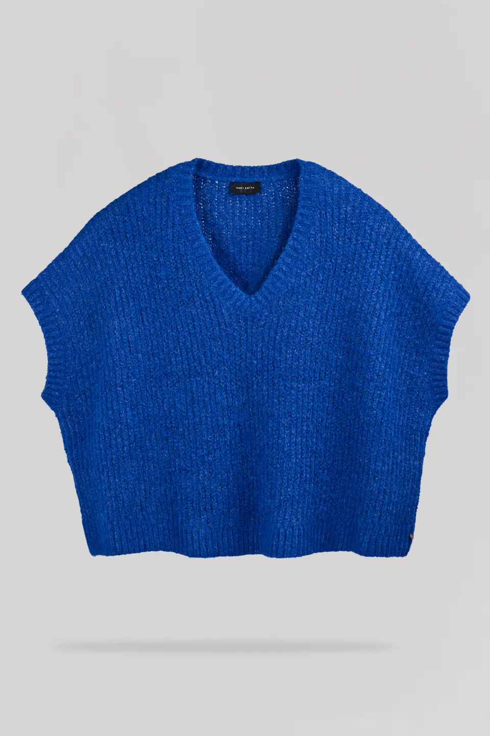 Teddy Smith P-Malia pull sans manches bleu intense oversize femme