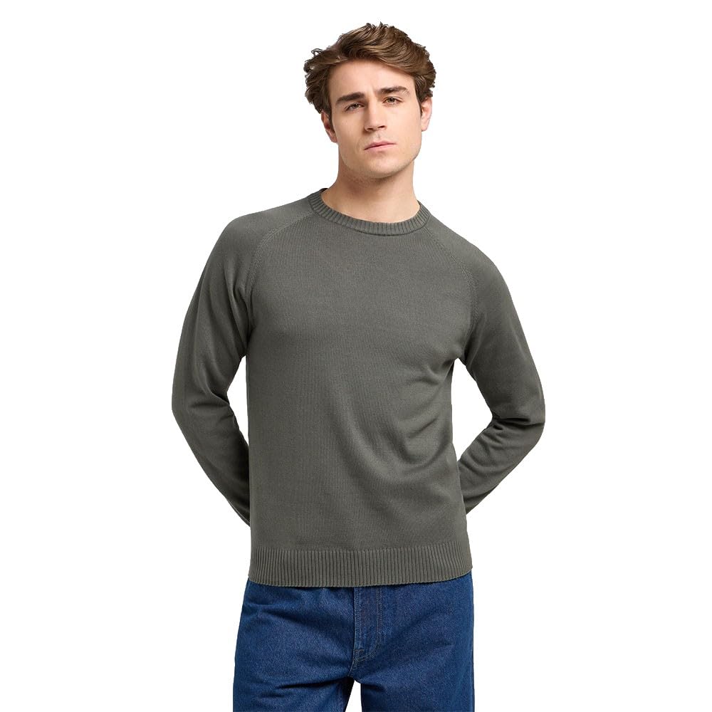 Lee Clean Raglan pull homme Sweet Maple coupe regular