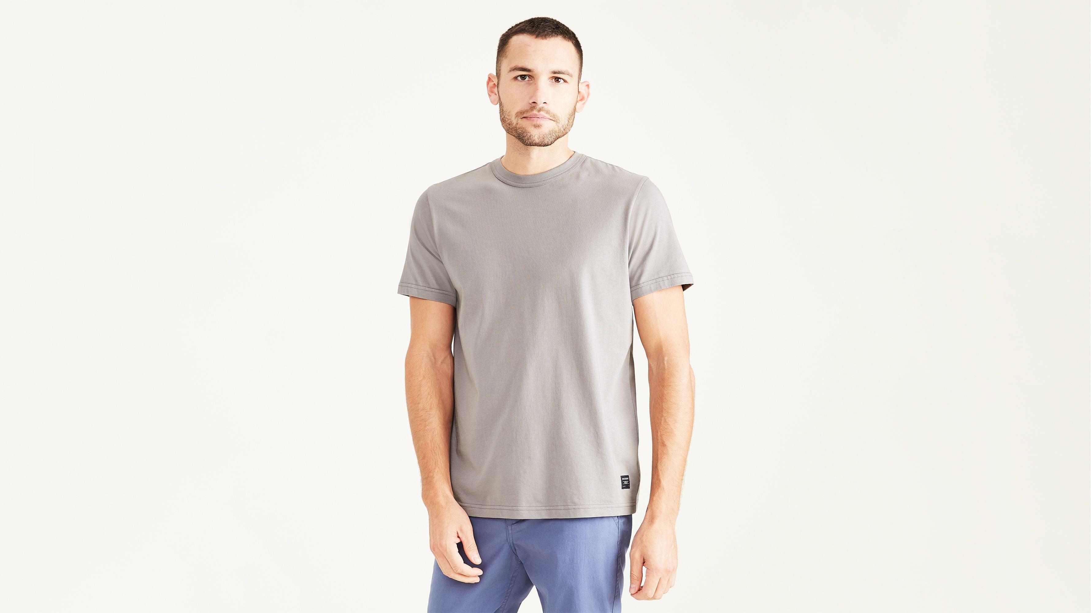 Dockers Original Tee Slim Fit t-shirt gris coton