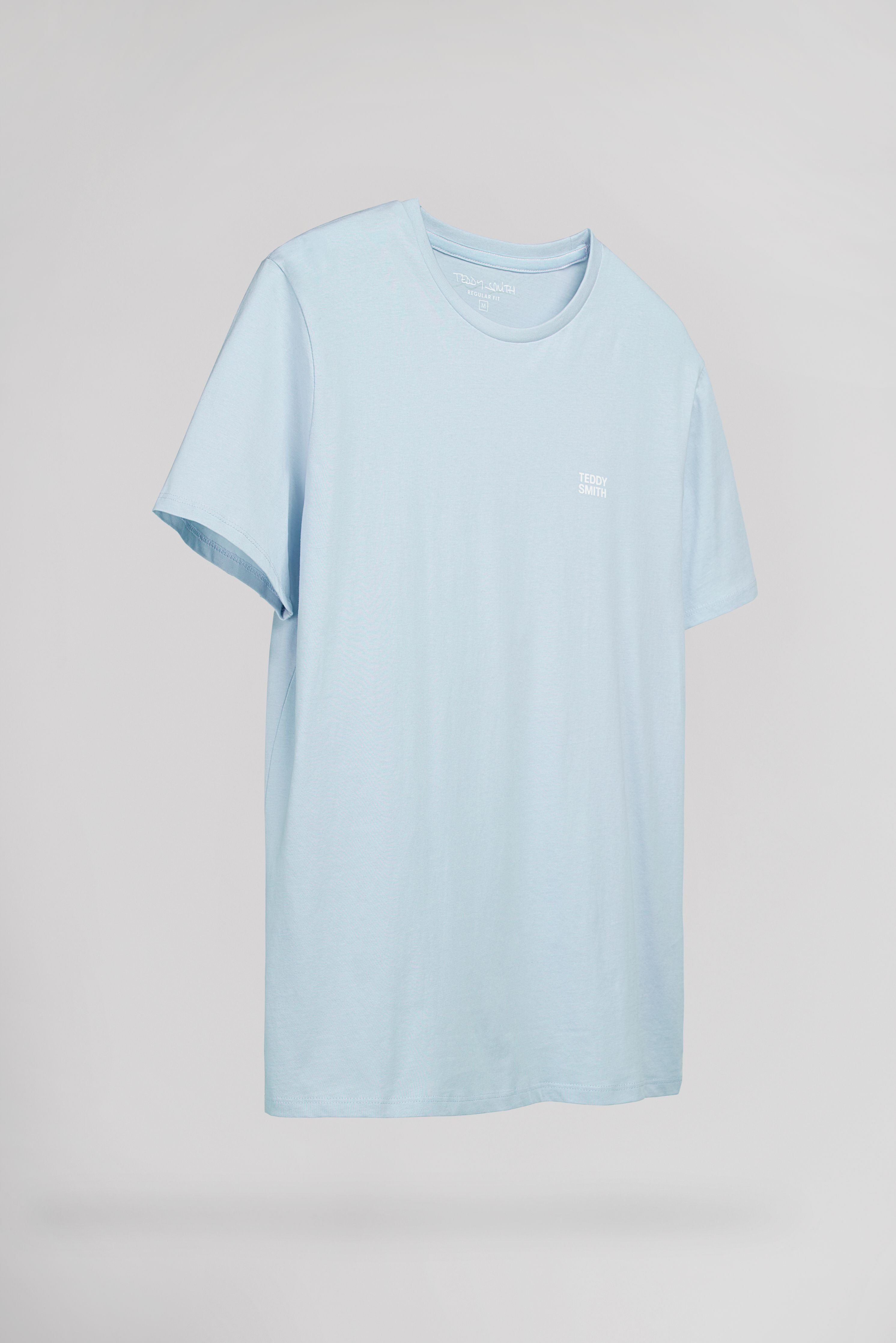 Teddy Smith The Tee 1 MC t-shirt homme bleu chiné