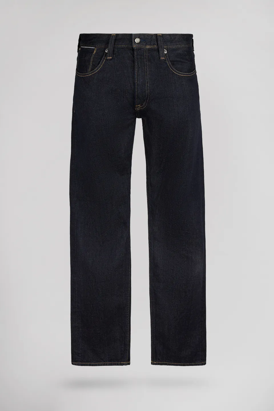 Teddy Smith Reg Selvedge L32 Jean Droit Dark Blue