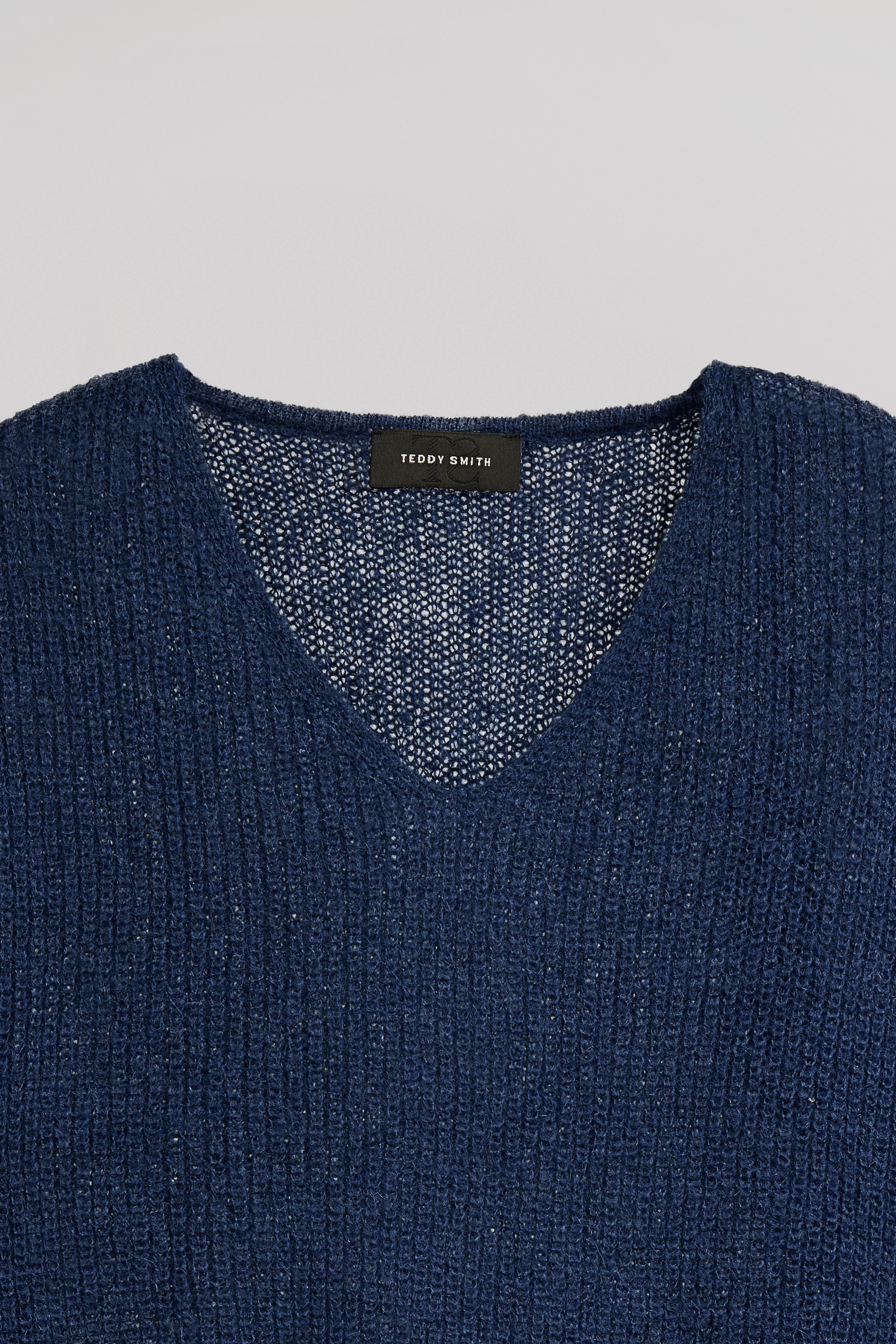 Teddy Smith P-MAG JR pull fille bleu col V