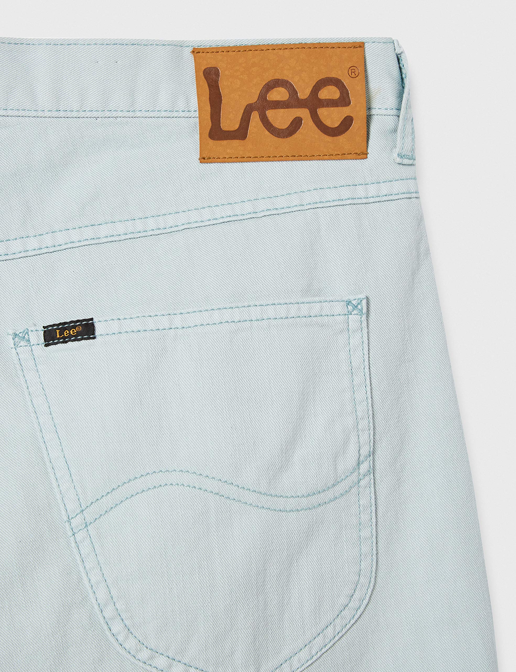 Lee 5 Pocket short jean Washed Lilac 28 coupe droite
