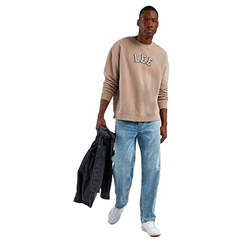 Lee Applique Crew sweat homme XXL light umber