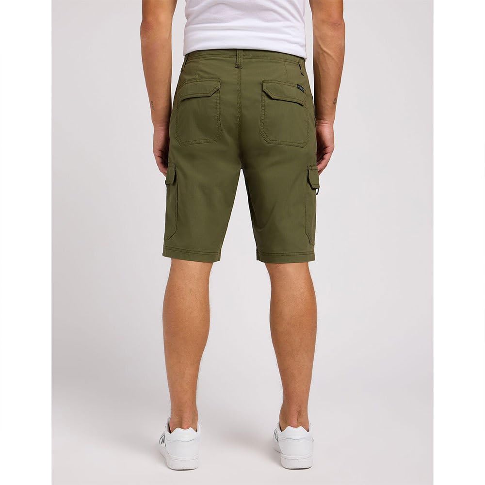 Lee Extreme Motion short cargo Olive Night 33W stretch