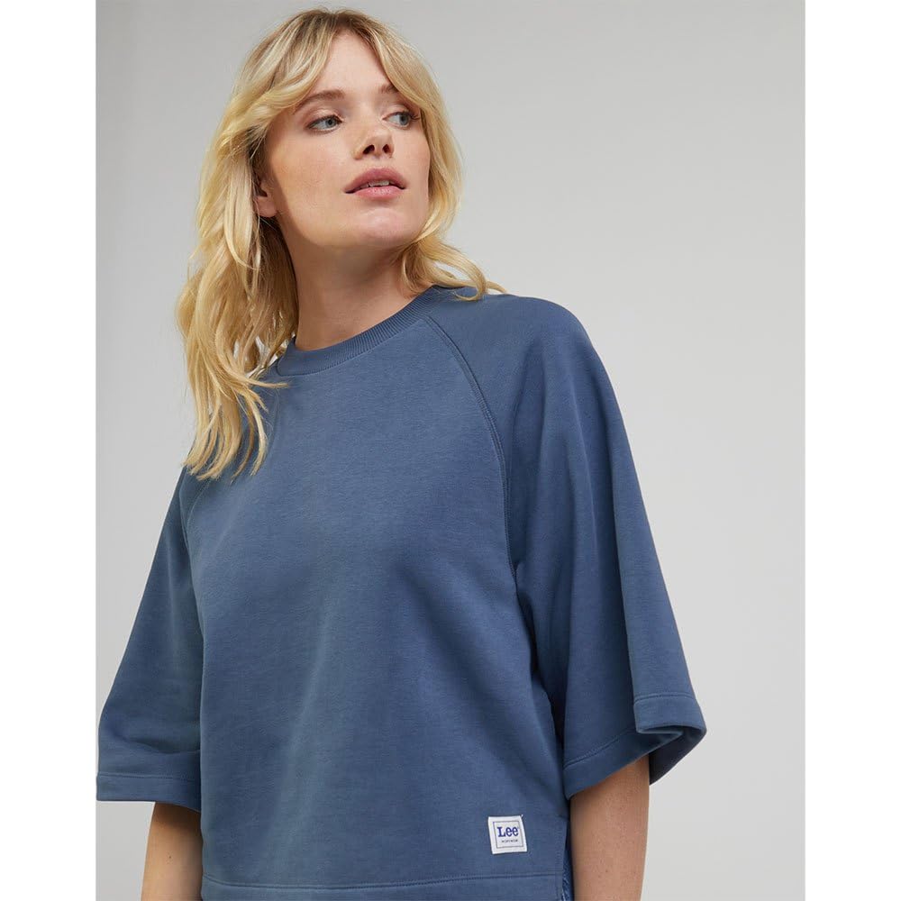 Lee Raglan sweat femme bleu XS manches raglan