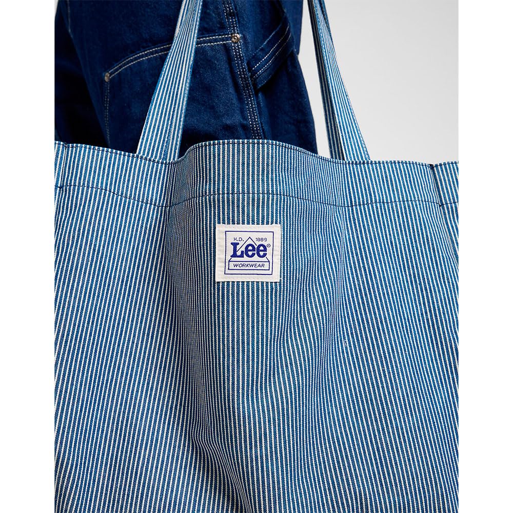 Lee Beach Bag sac de plage rayé selvedge