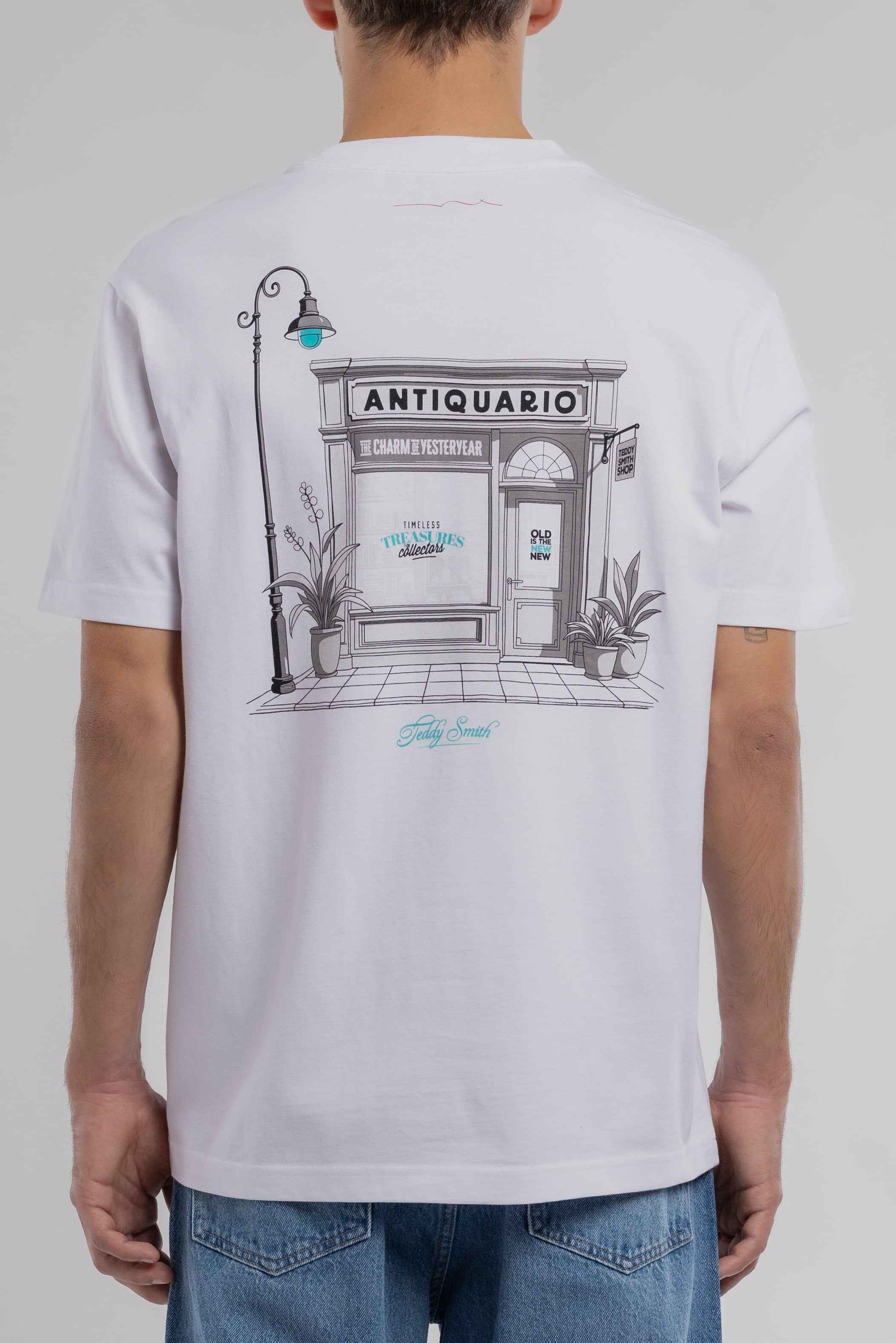 Teddy Smith T-Bis MC t-shirt homme blanc ample