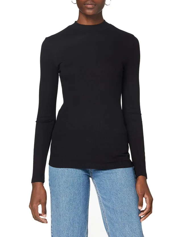 Lee High Neck t-shirt femme coton col montant