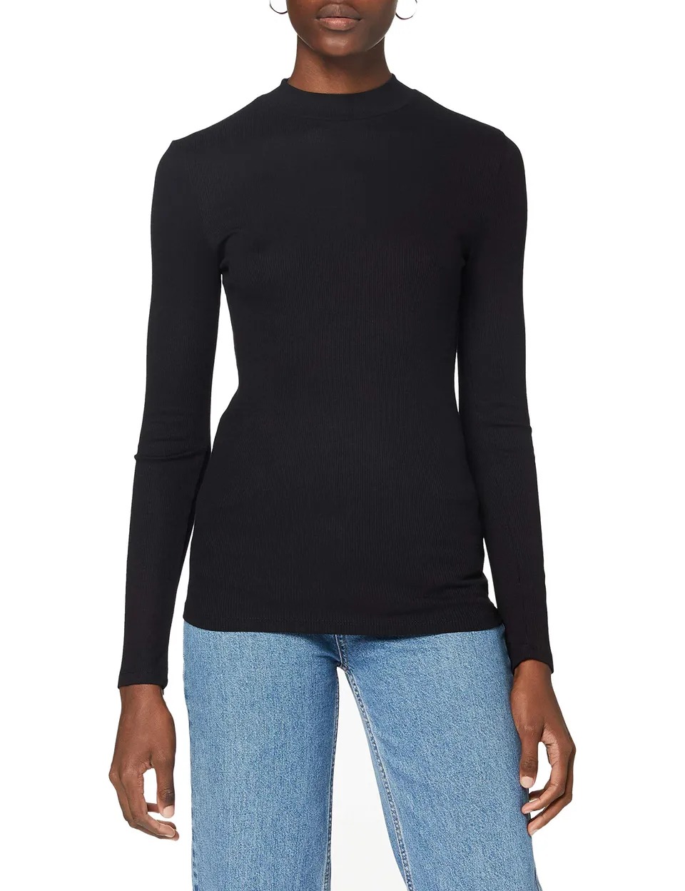 Lee High Neck t-shirt femme coton col montant