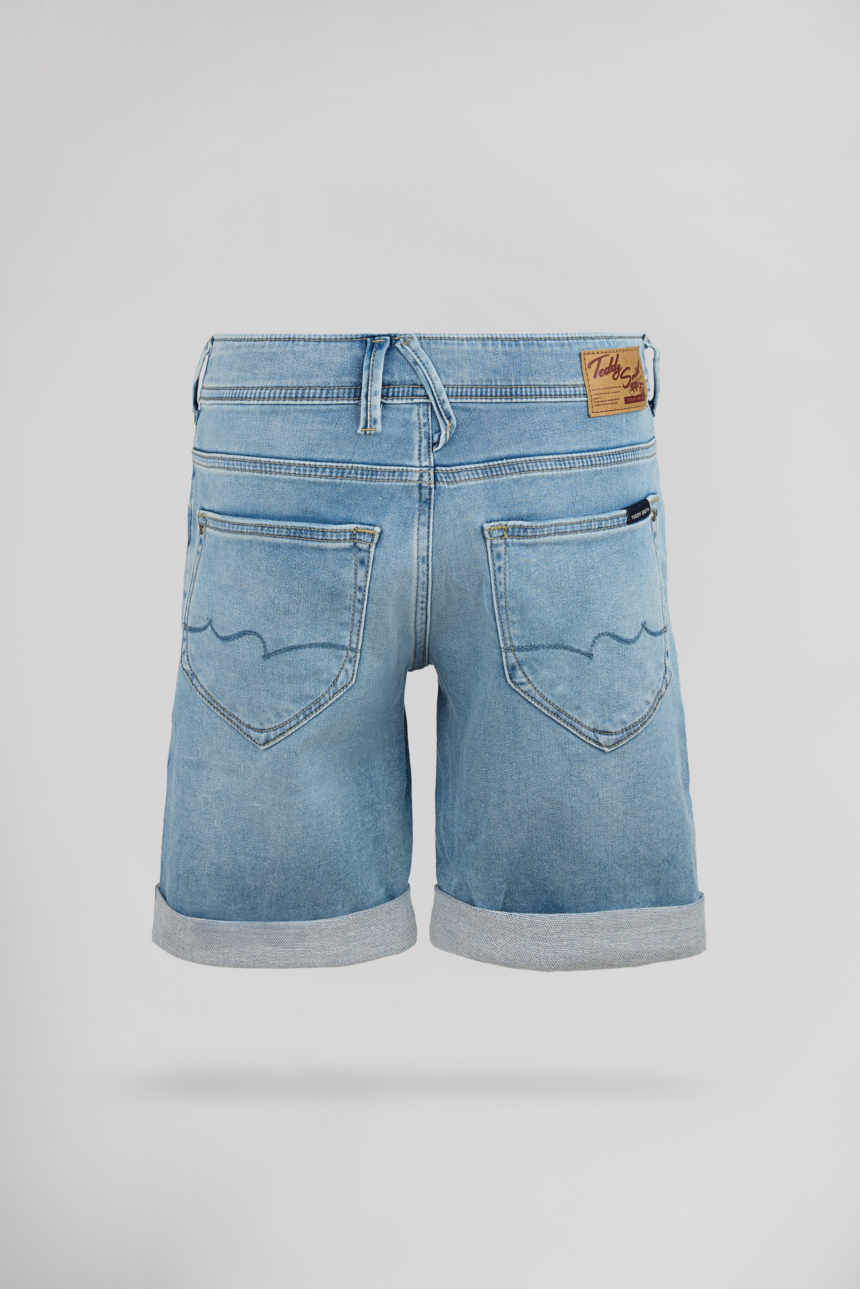 Teddy Smith Scotty 3 Jr bermuda garçon denim délavé