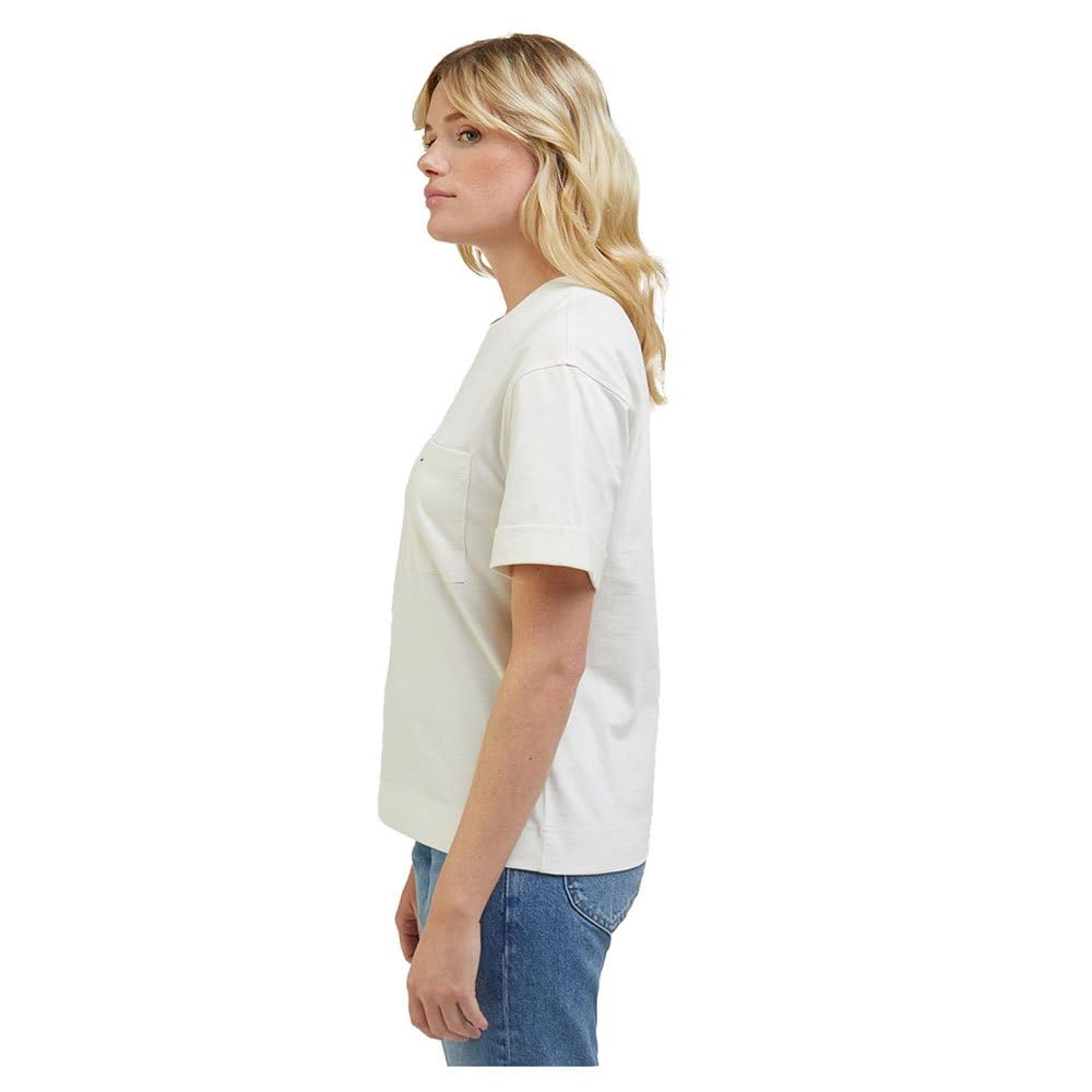 Lee Pocket Tee t-shirt femme beige coton