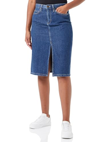 Lee Midi Skirt jupe midi femme Mid Cascade 26W denim