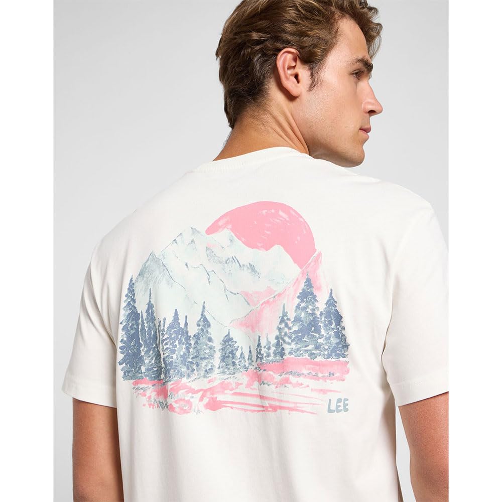 Lee Relaxed Graphic Tee tee-shirt homme bleu Orion coton