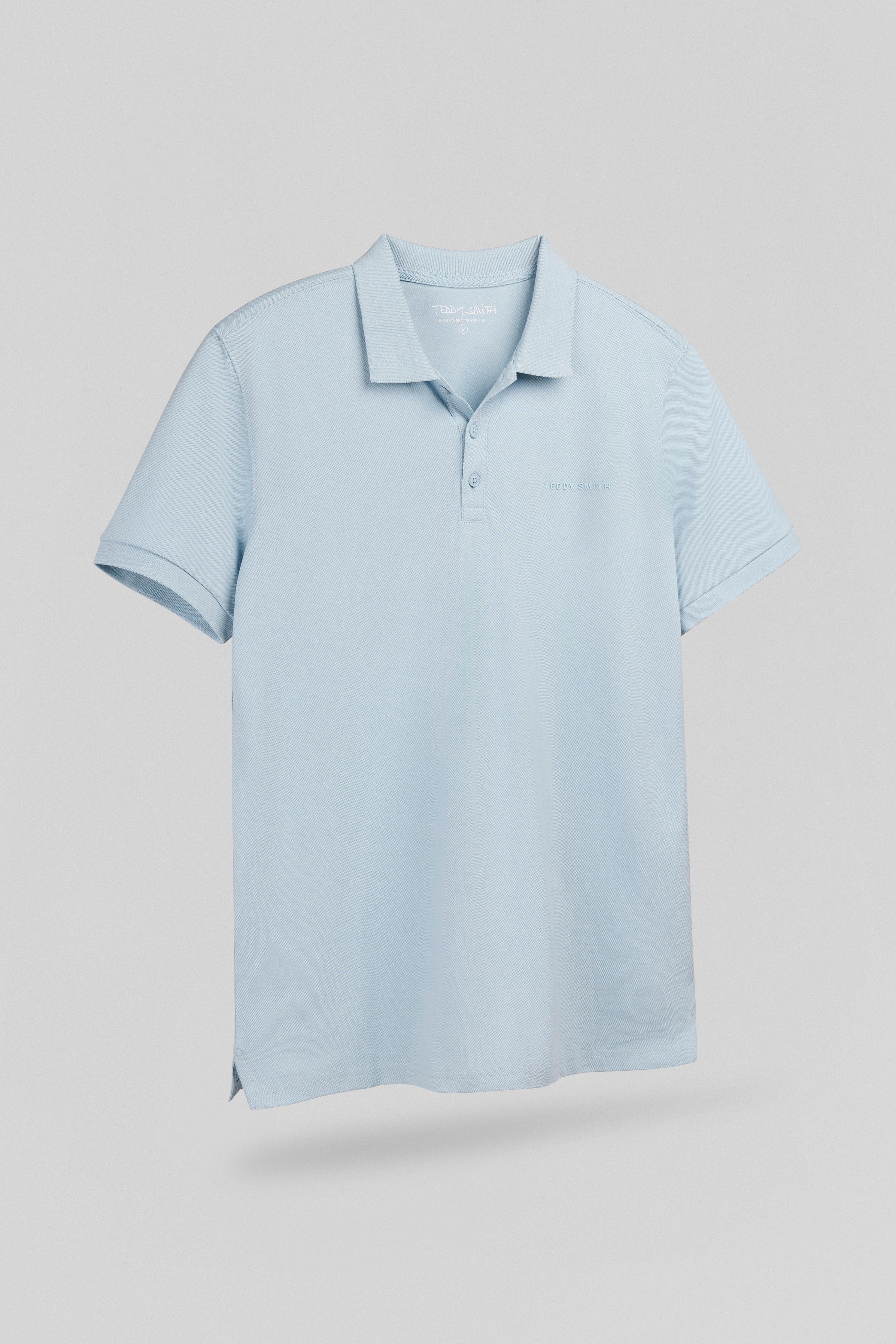 Teddy Smith P-ALBAN MC polo homme bleu pastel