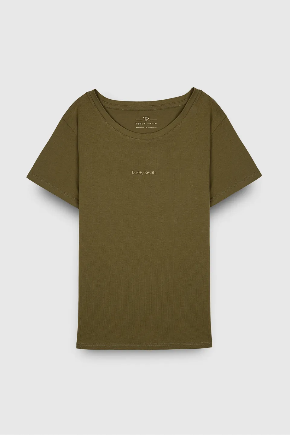 Teddy Smith T-Ribelle MC t-shirt vert femme stretch