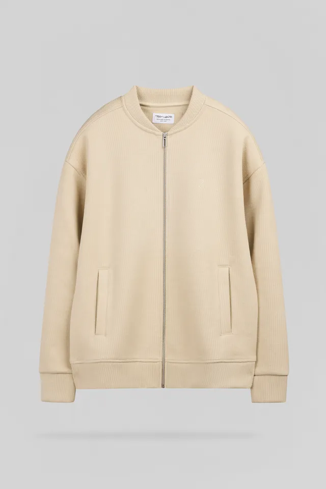 Teddy Smith G-Laurio gilet zippé beige homme