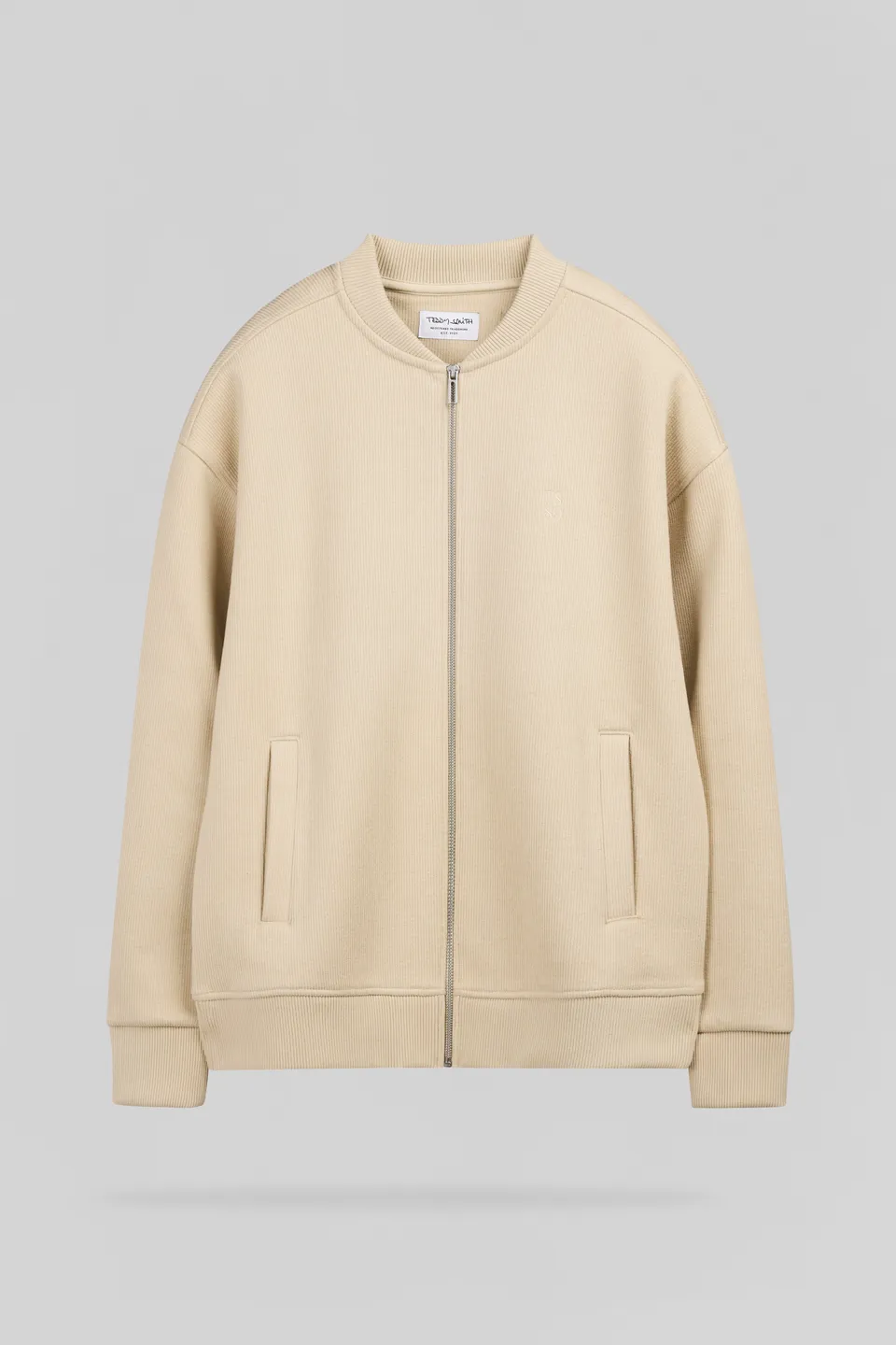 Teddy Smith G-Laurio gilet zippé beige homme