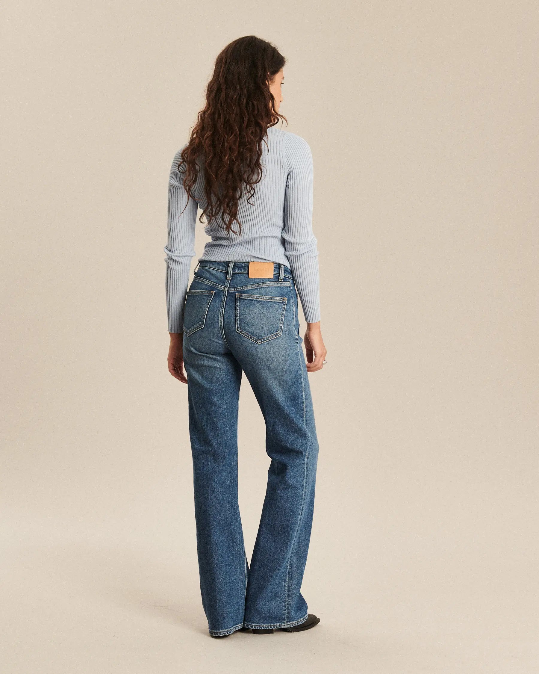 Labdip Nina jean flare femme Mid Blue taille 30 stretch