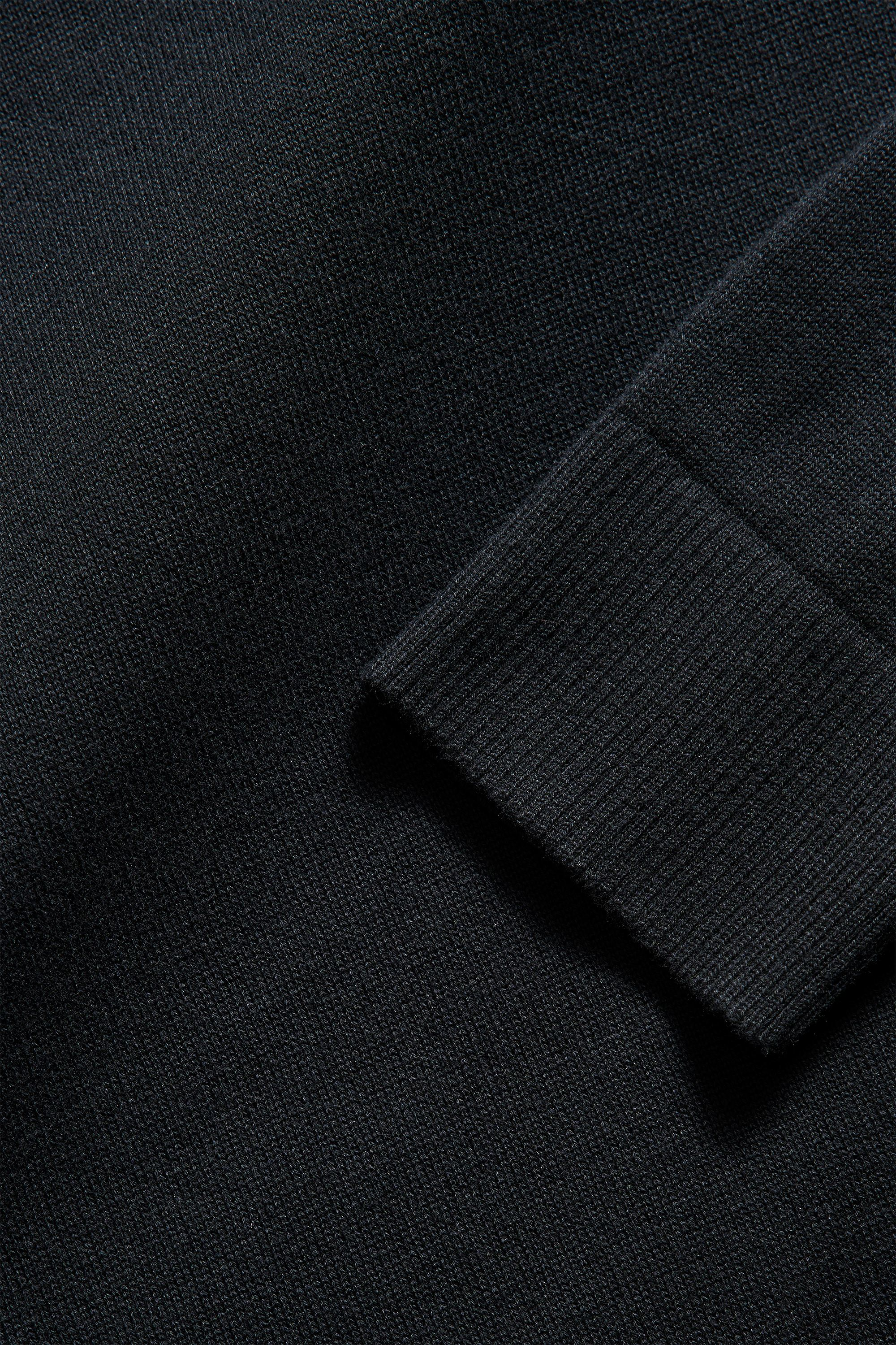 Dockers V Neck pull noir col V coupe droite