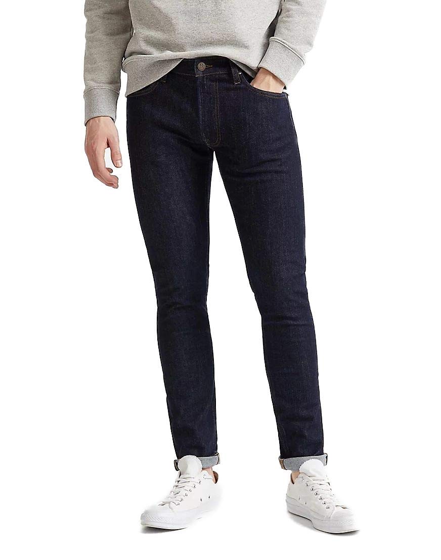 Lee Luke jean homme droit Rinse Blue Denim denim
