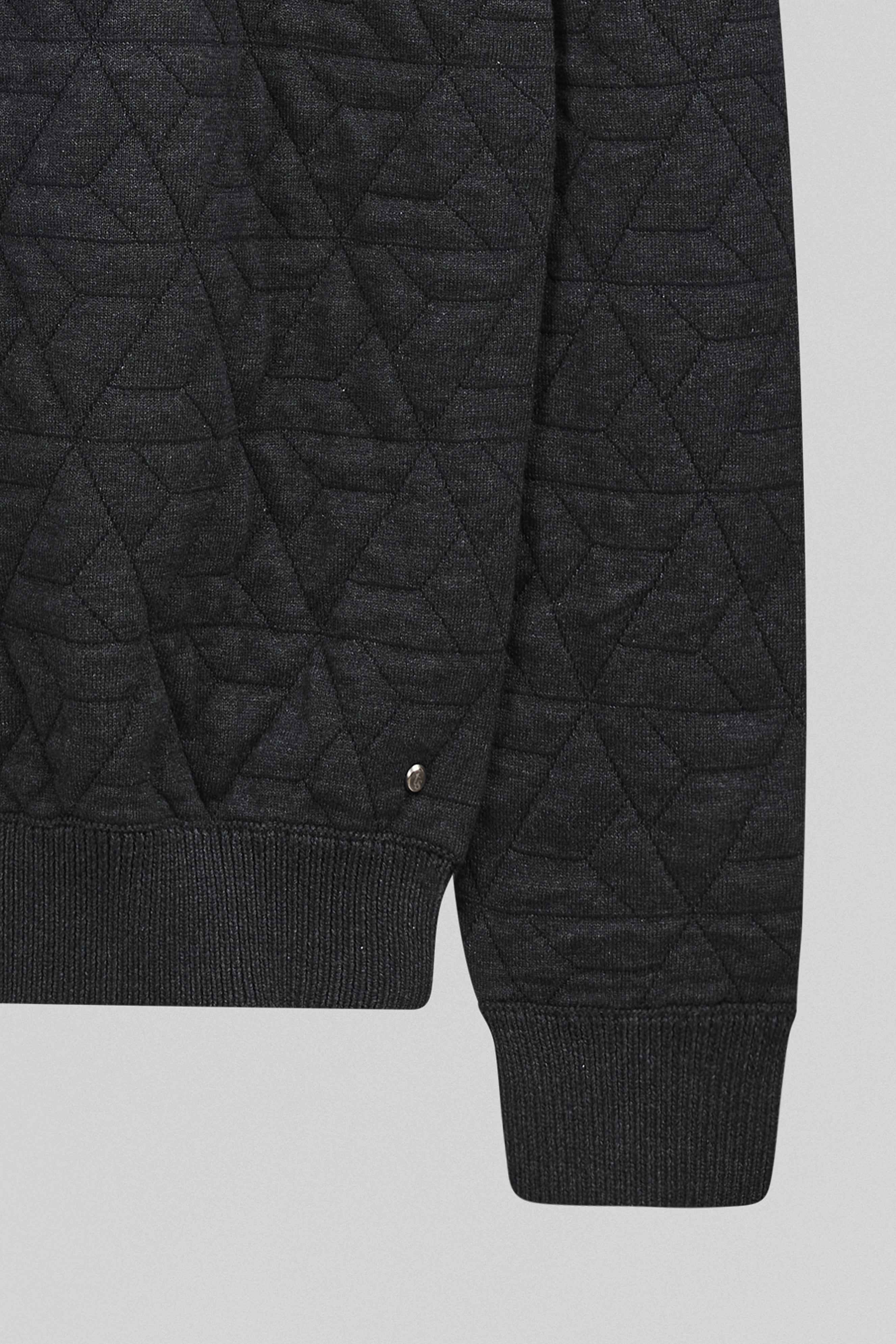Teddy Smith P-Marvin pull jacquard noir mélangé