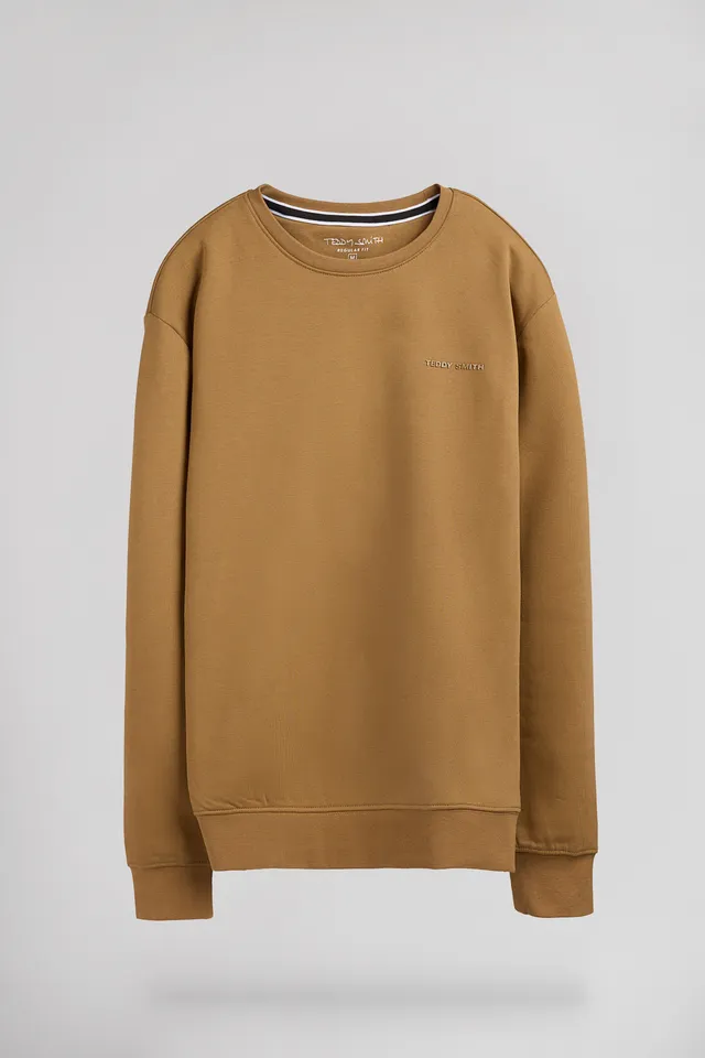 Teddy Smith S-Nark sweat noisette col rond