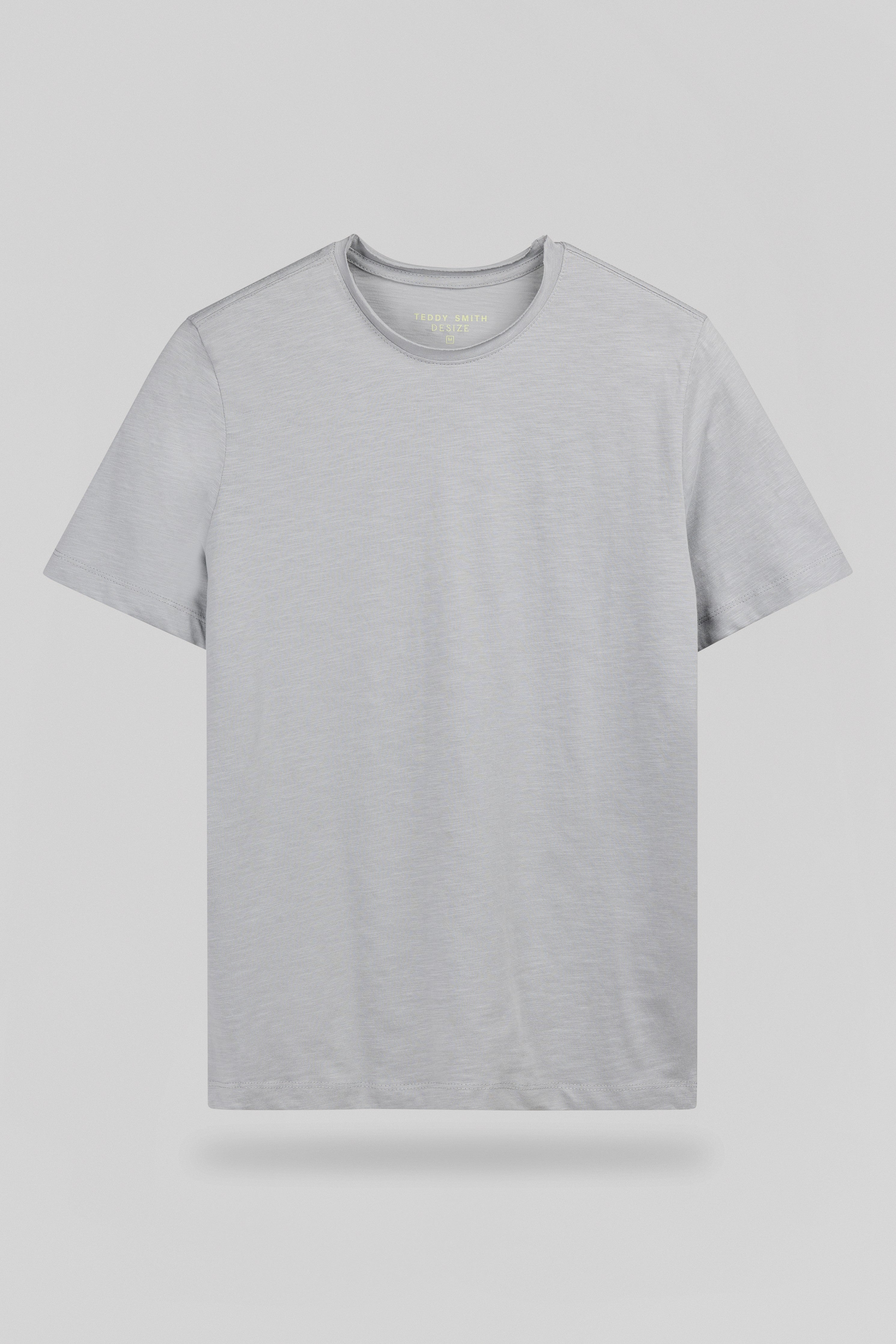 Teddy Smith T-Perry T-Shirt Bleu Fumé Slub