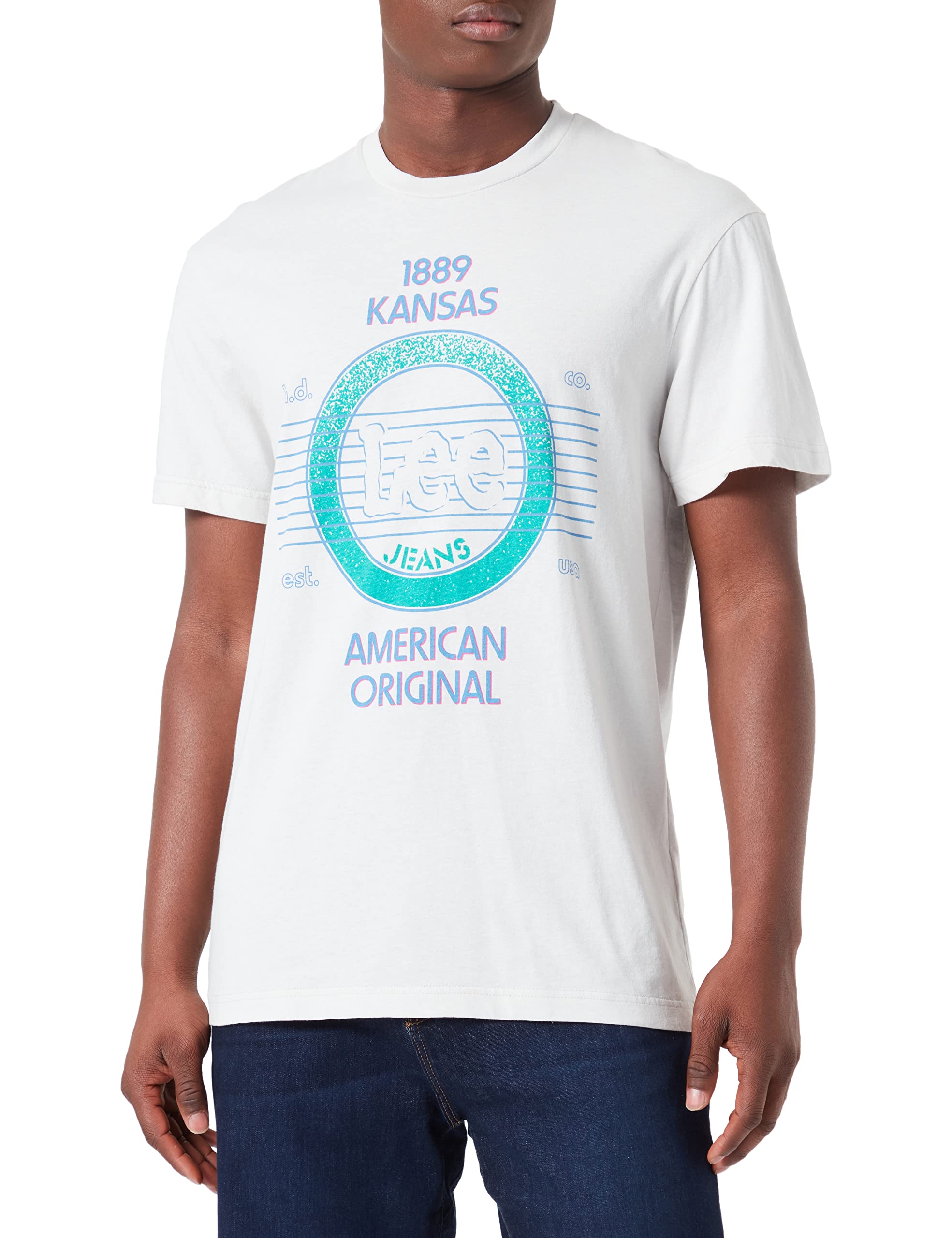 Lee 80S t-shirt homme taille S graphique