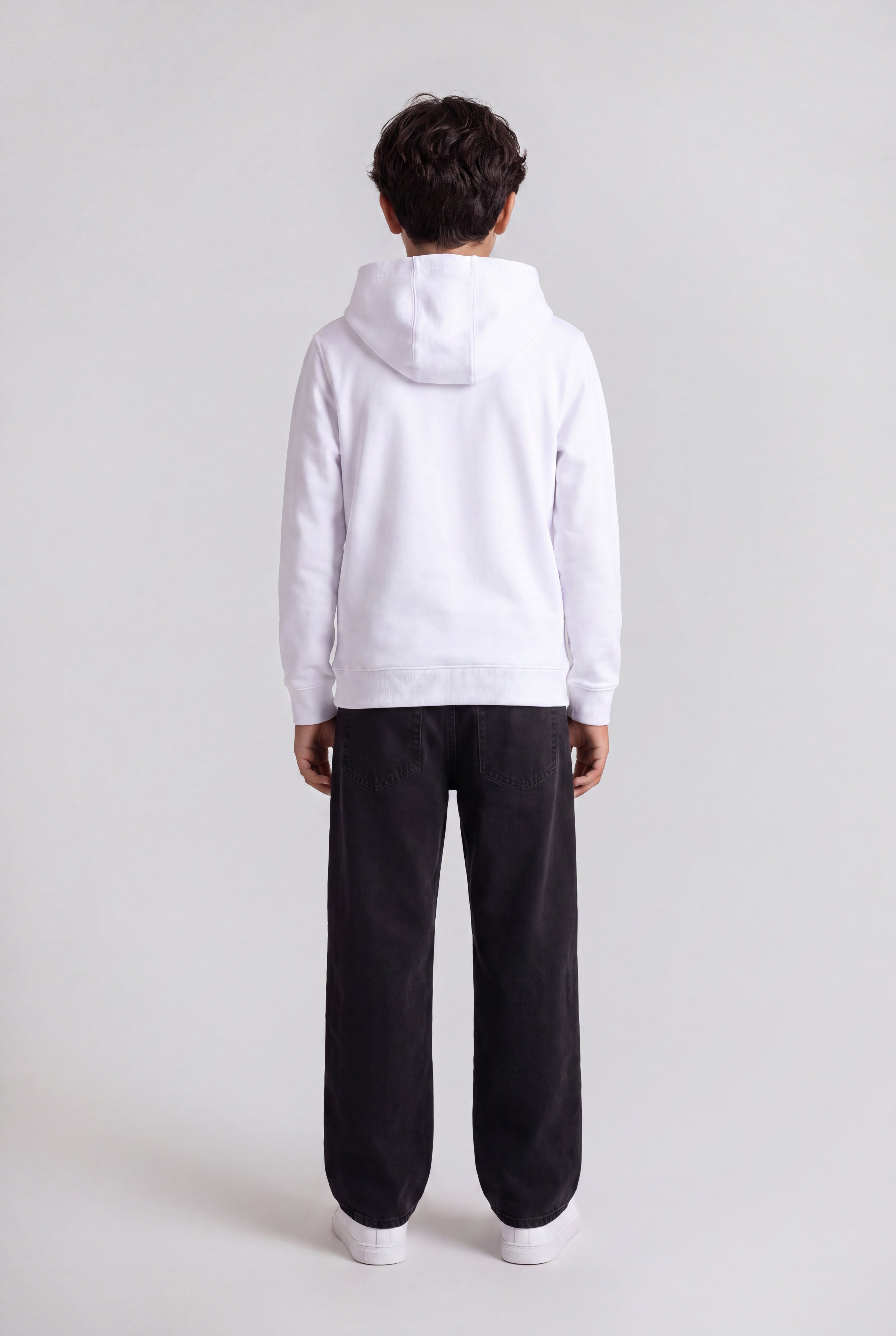 Teddy Smith S-Evry Hoody JR sweat garçon blanc coton