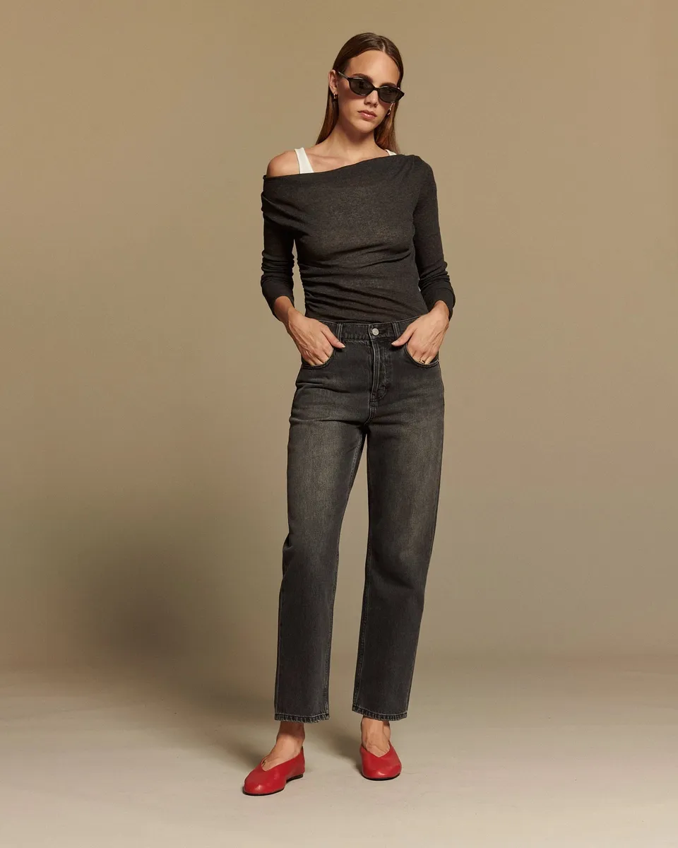 Labdip Quincy Maxi Kohl jean droit anthracite