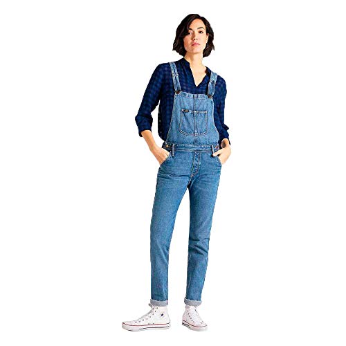 Lee Bib salopette femme jean délavé vintage