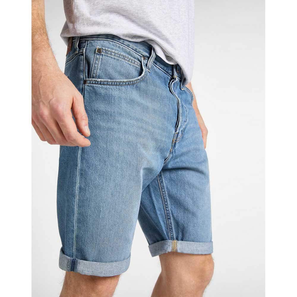 Lee L73 short homme en denim délavé