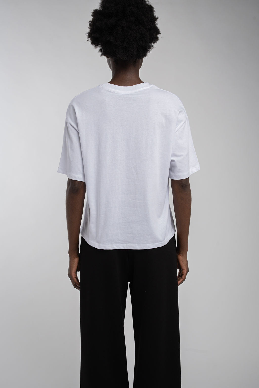 Teddy Smith T-Carla MC t-shirt court femme blanc large