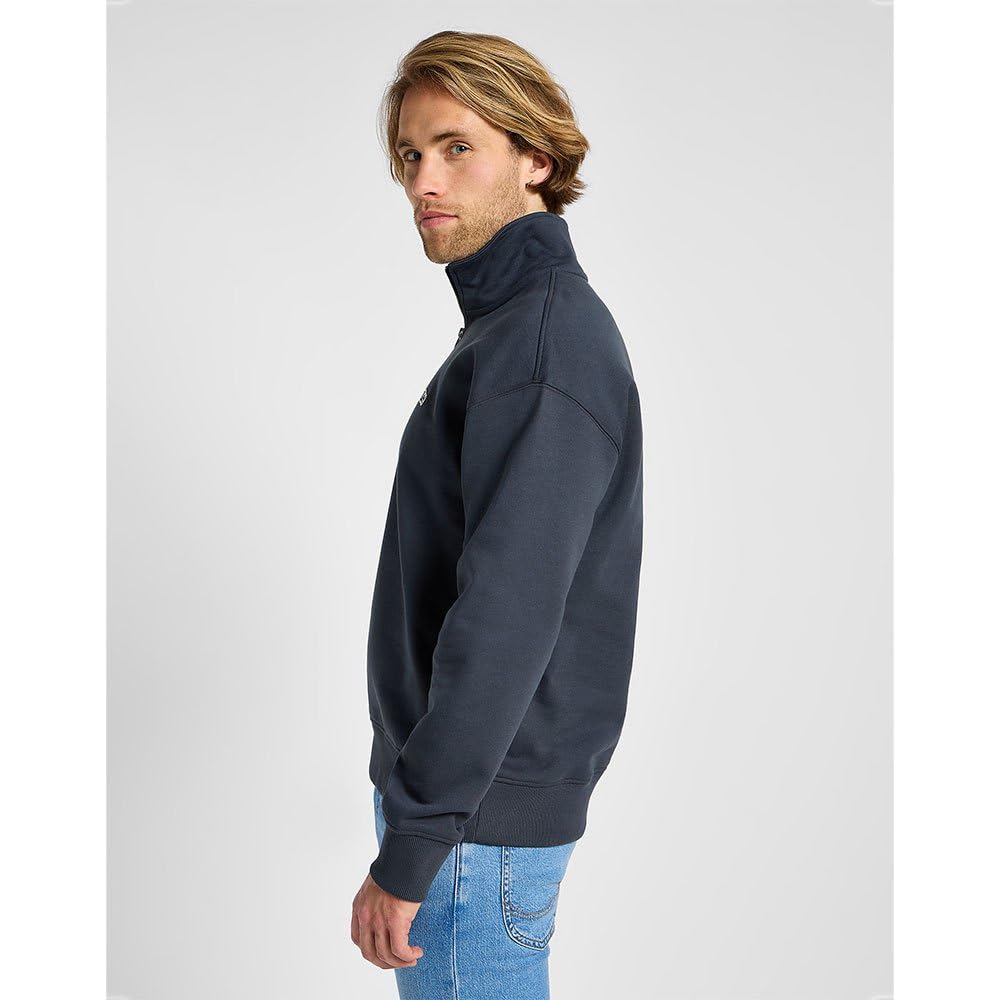 Lee Half Zip SWS sweat homme gris foncé M