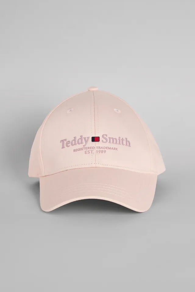 Teddy Smith C-Jim casquette coton rose pastel