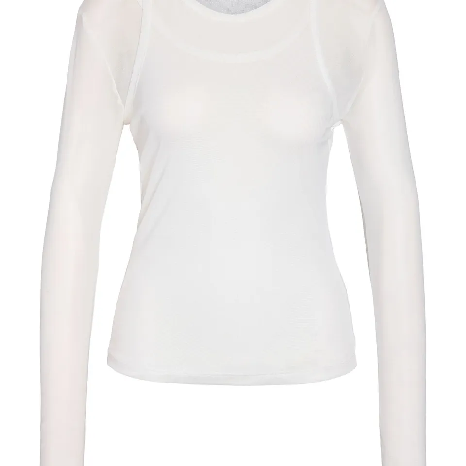 Noisy May Judith Mesh top manches longues col rond