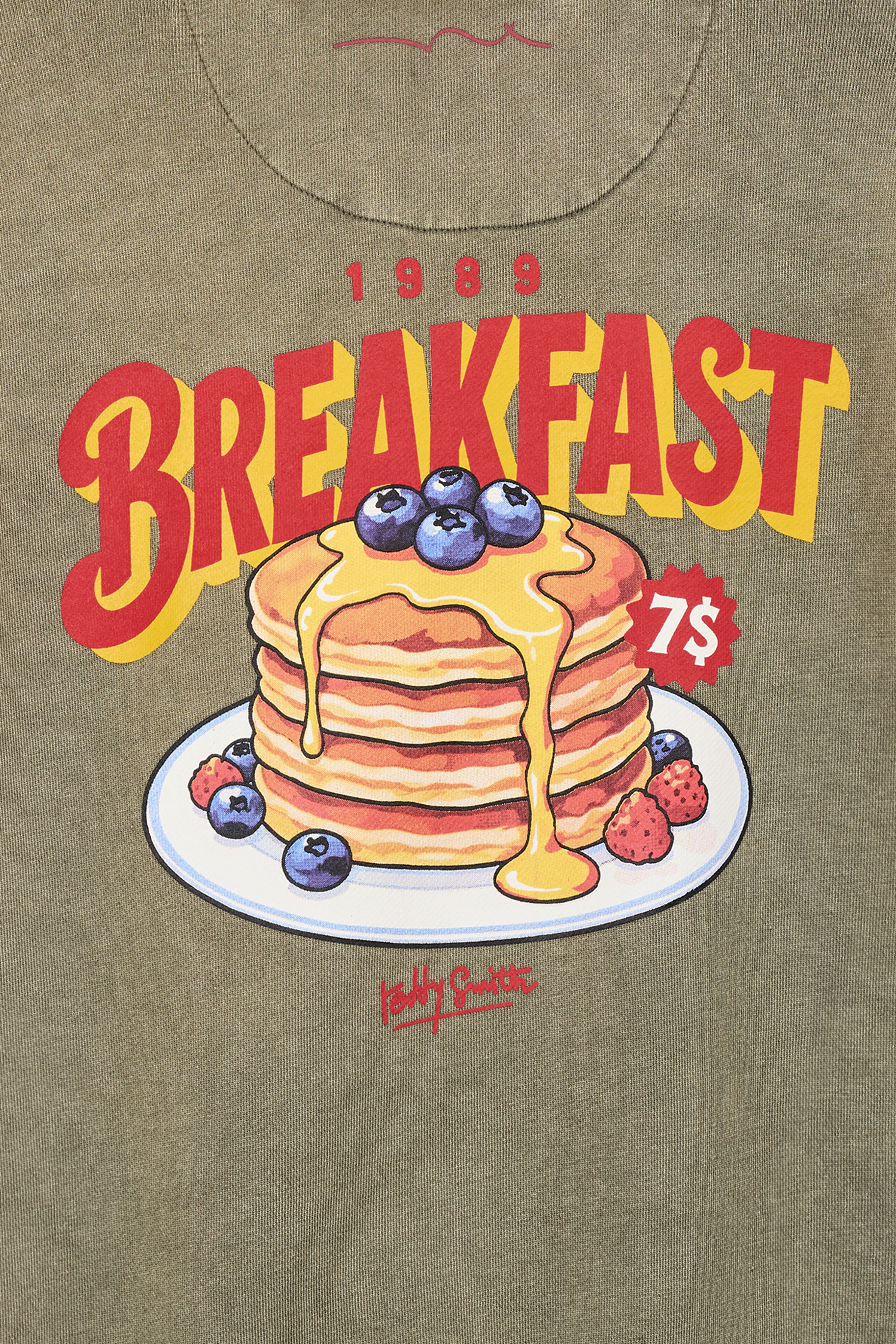 Teddy Smith S-Breakfast RC JR sweat kaki coton