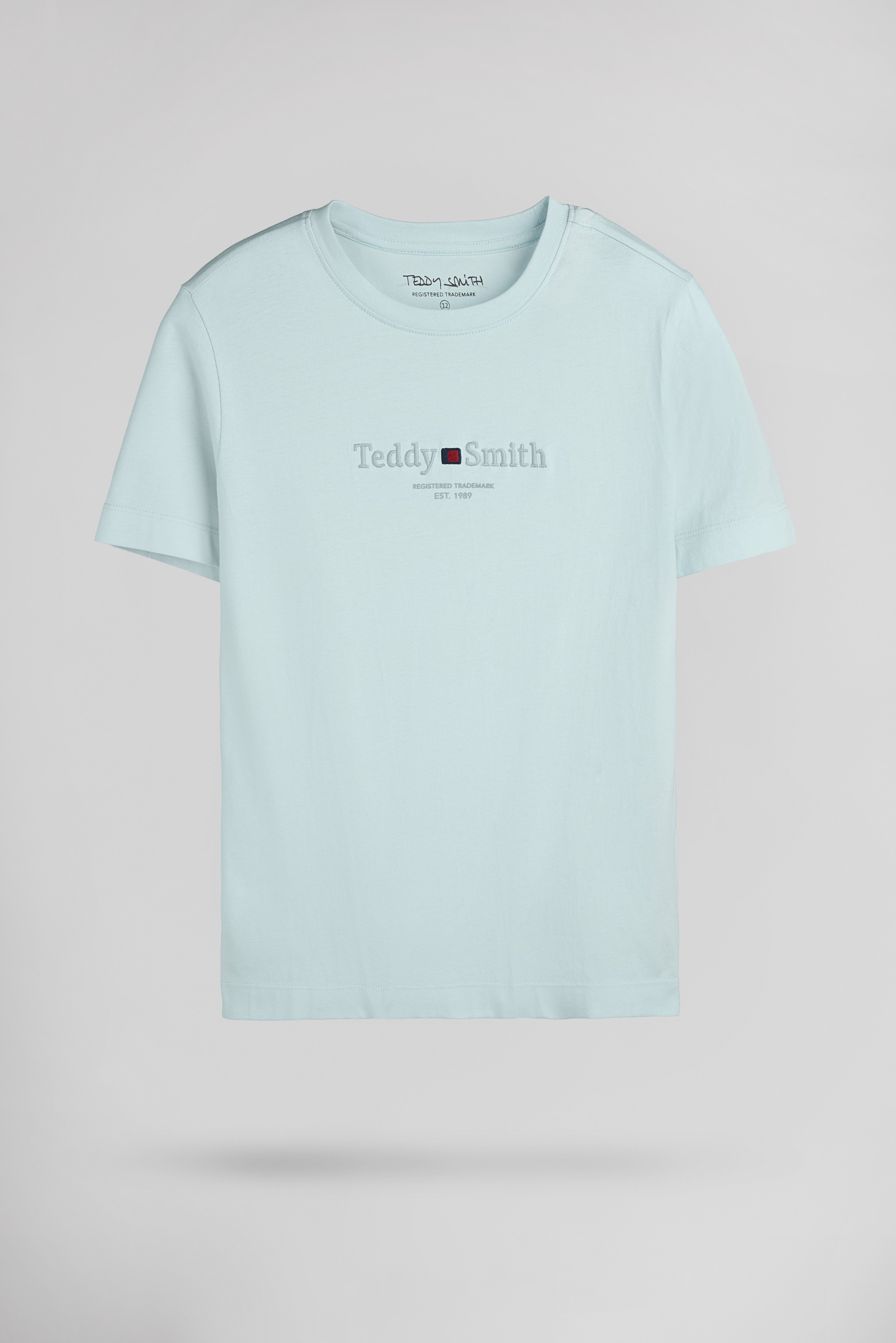 Teddy Smith T-Jim MC JR t-shirt garçon bleach menthol coton
