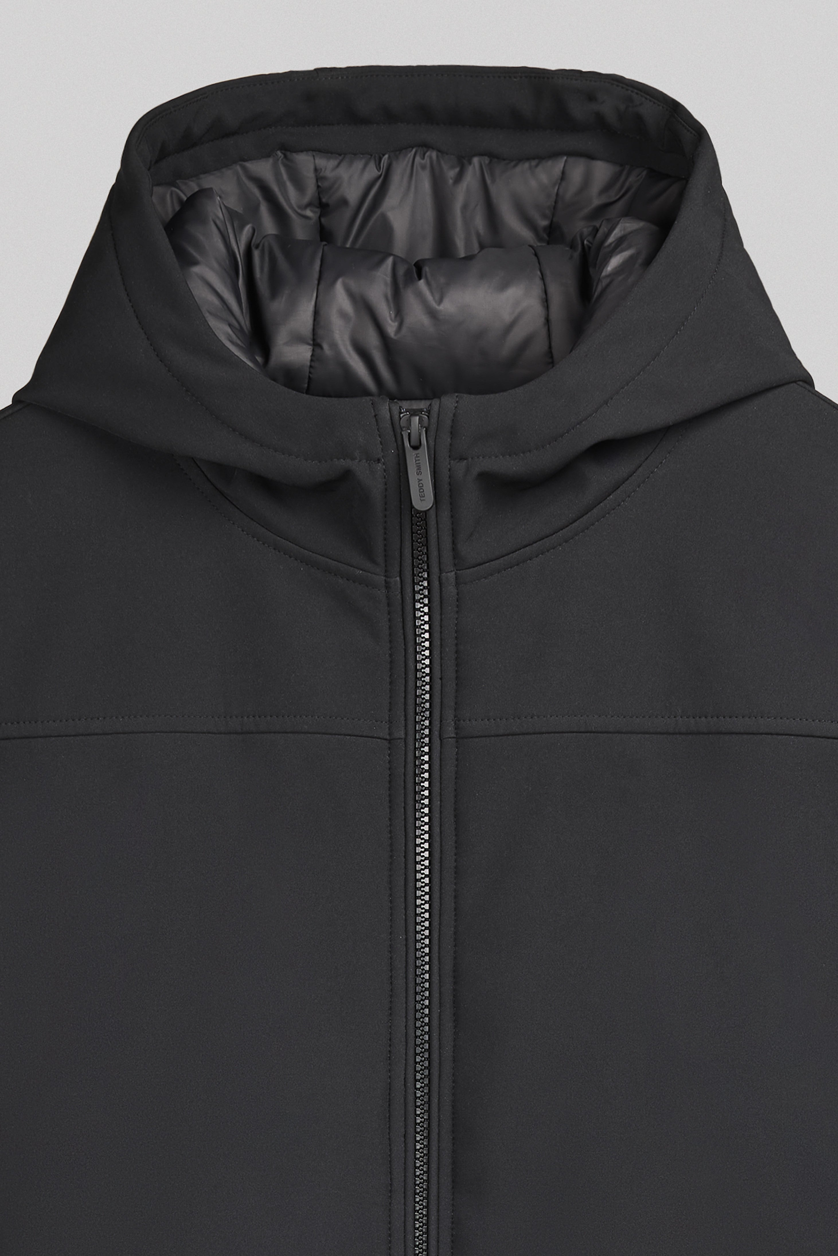 Teddy Smith B-Samy blouson noir déperlant capuche