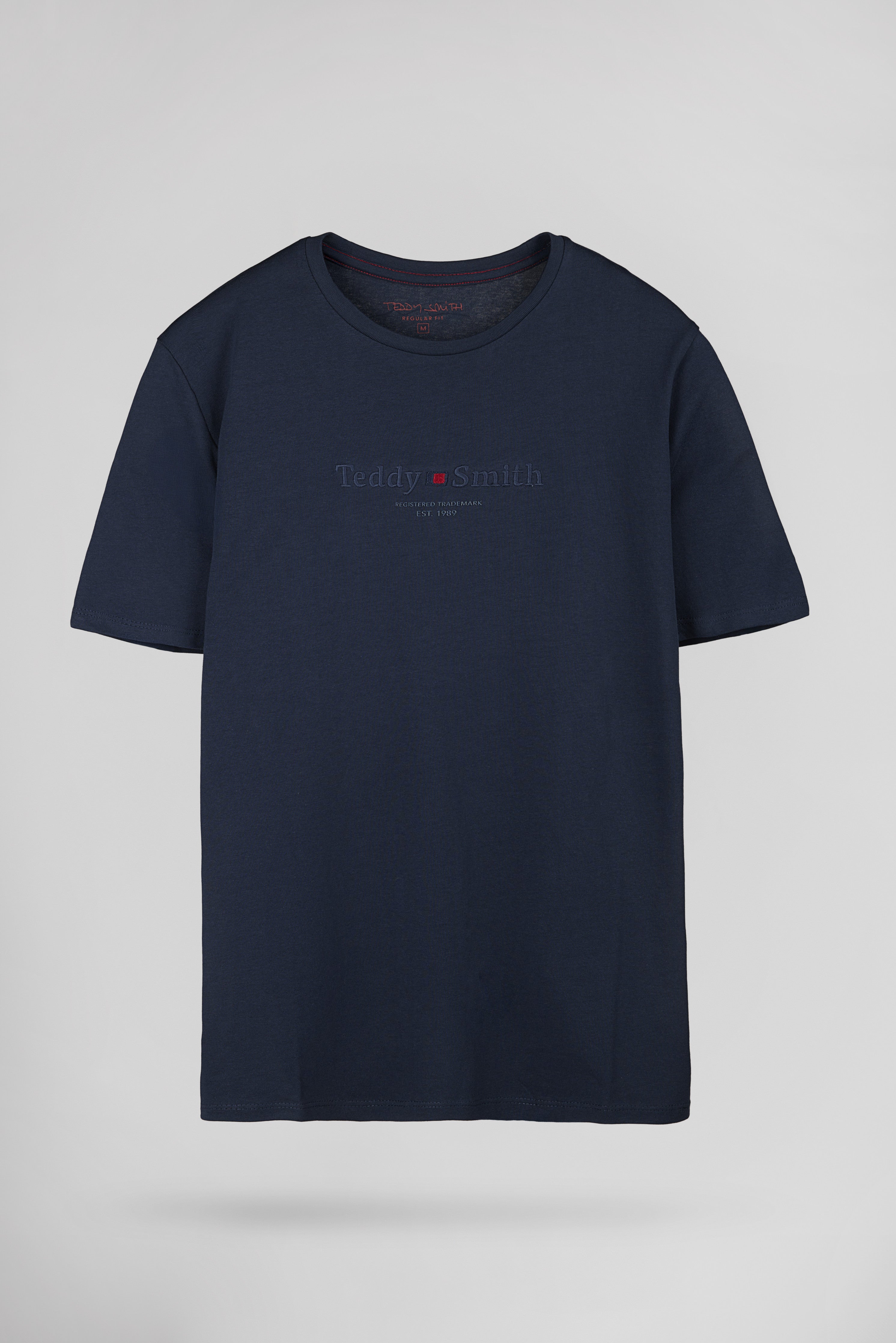 Teddy Smith T-Jim t-shirt bleu navy coton