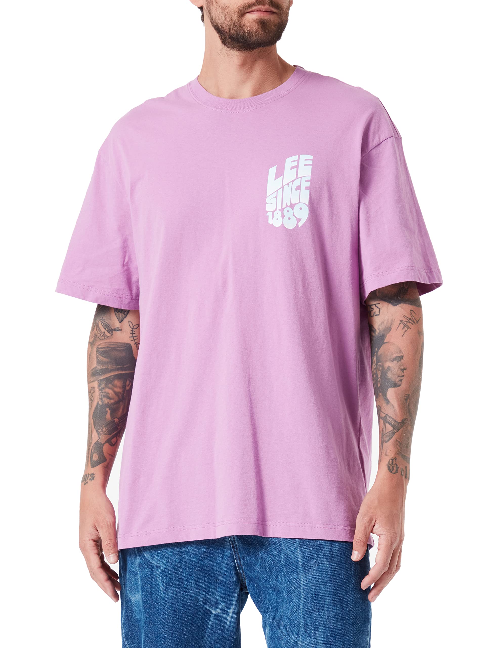 Lee 70s Loose t-shirt homme L Tall coton ample