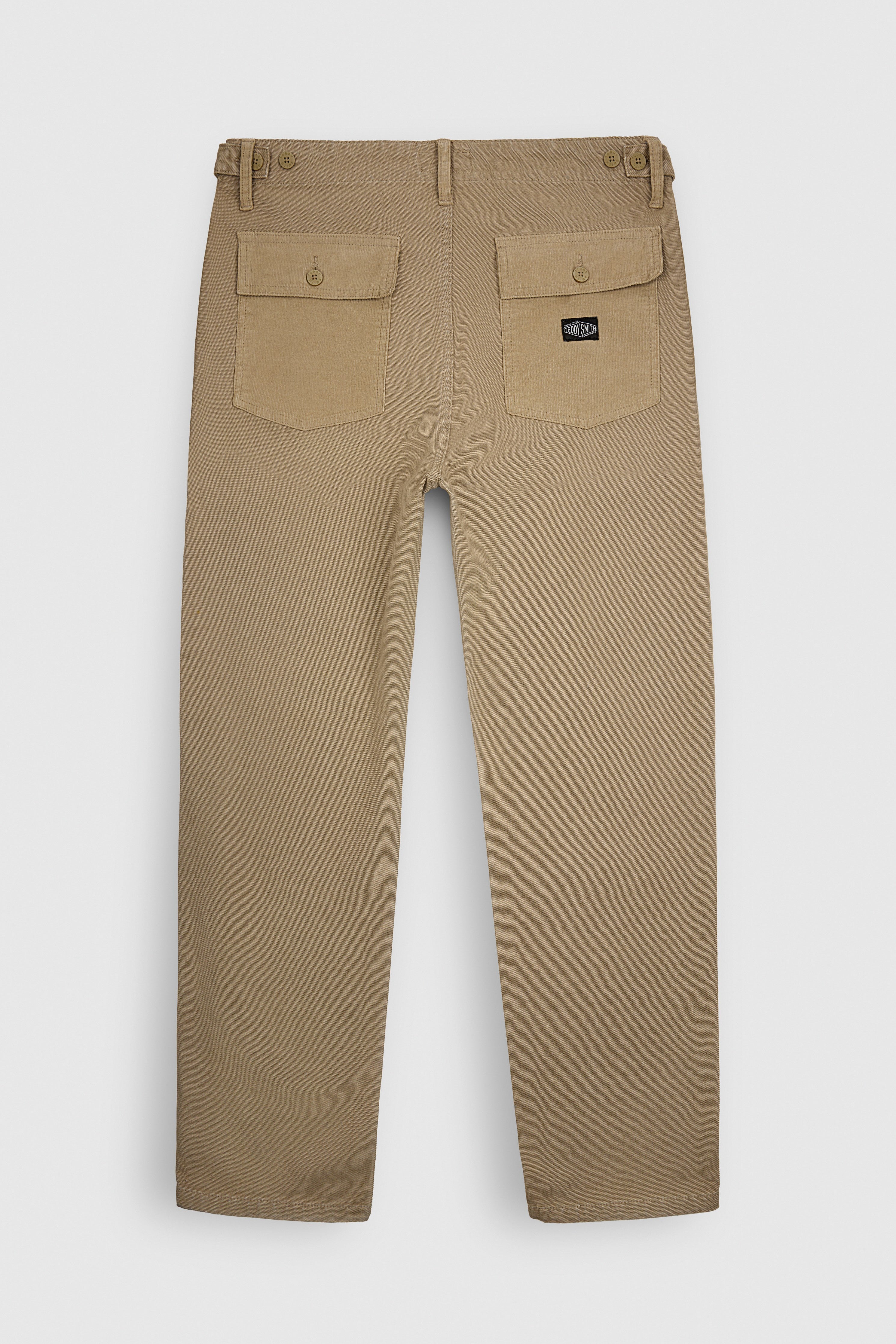 Teddy Smith P-Utility 2 Ton pantalon beige coton droit