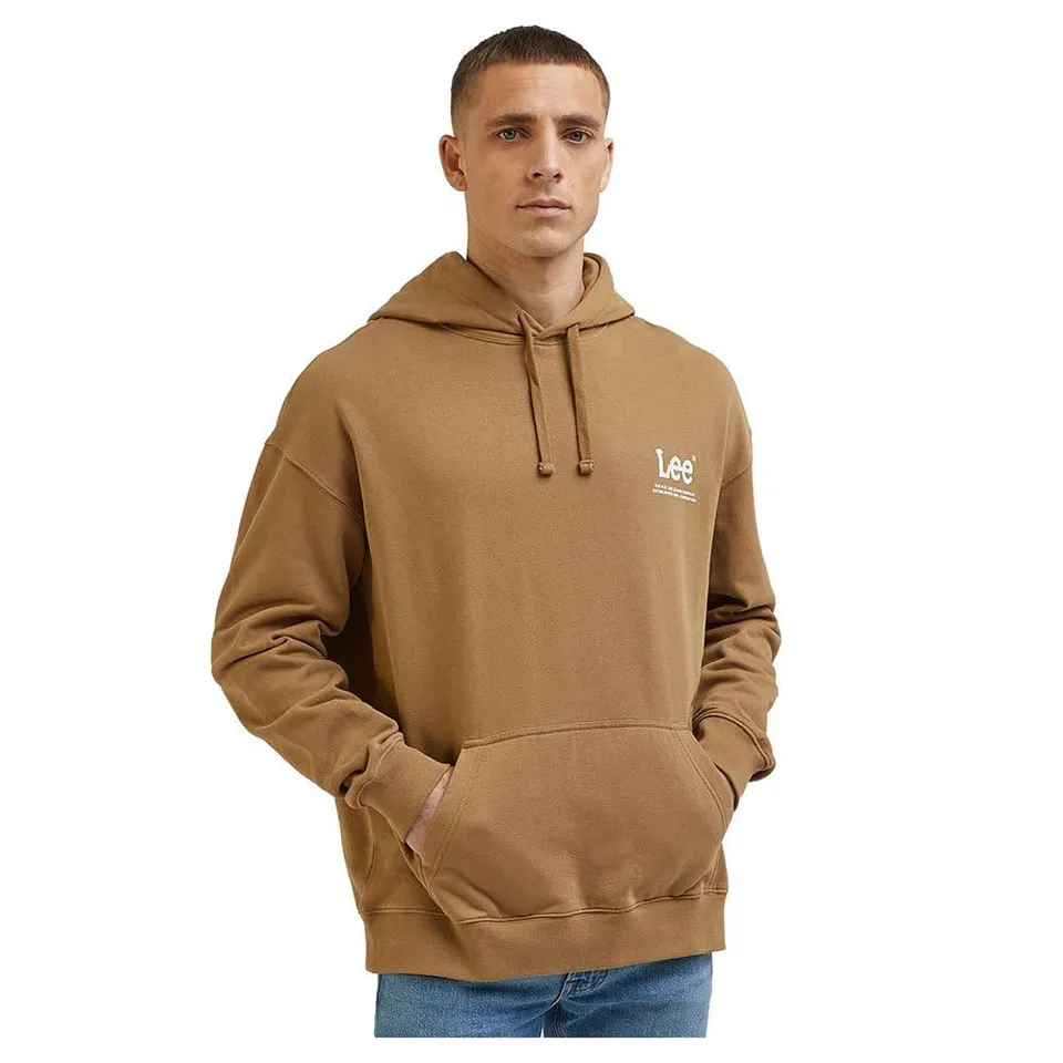 Lee Loose Logo Sweat à Capuche Homme XXL Coton