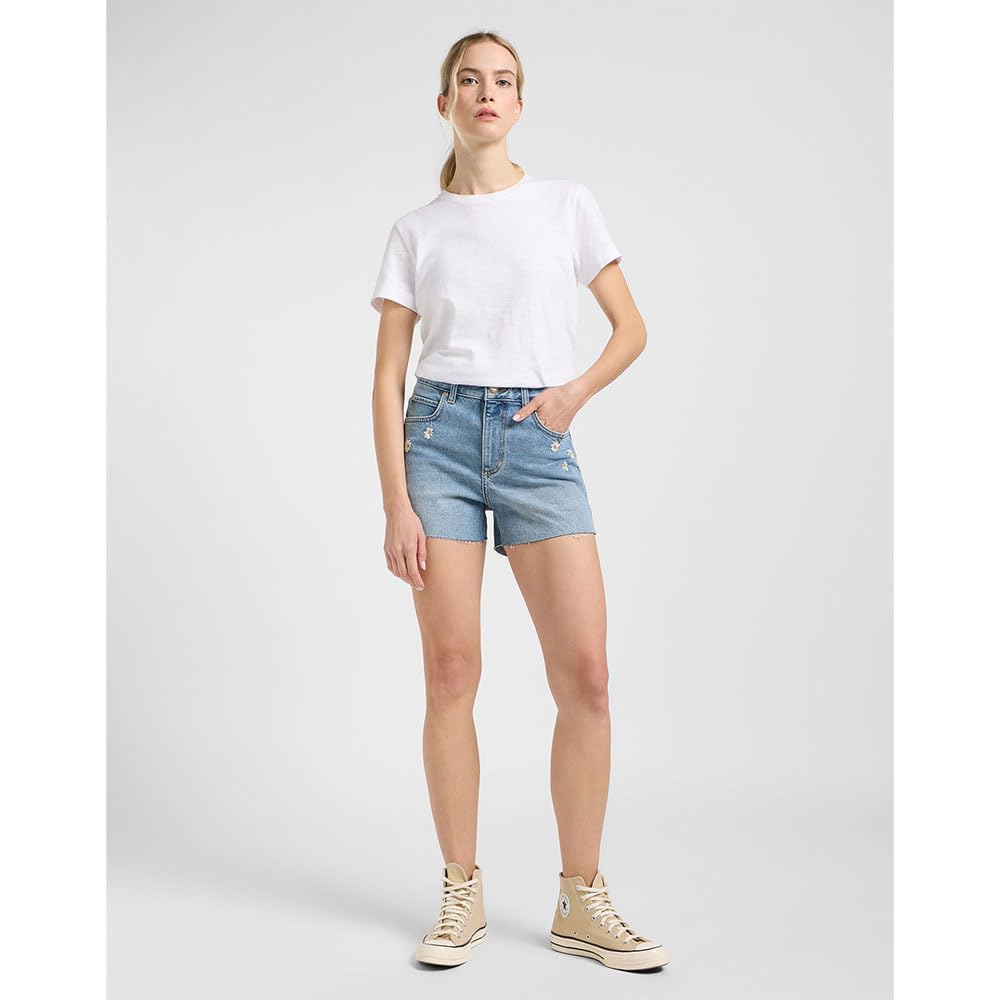 Lee Rider Short 3In short droit Stir Up brodé