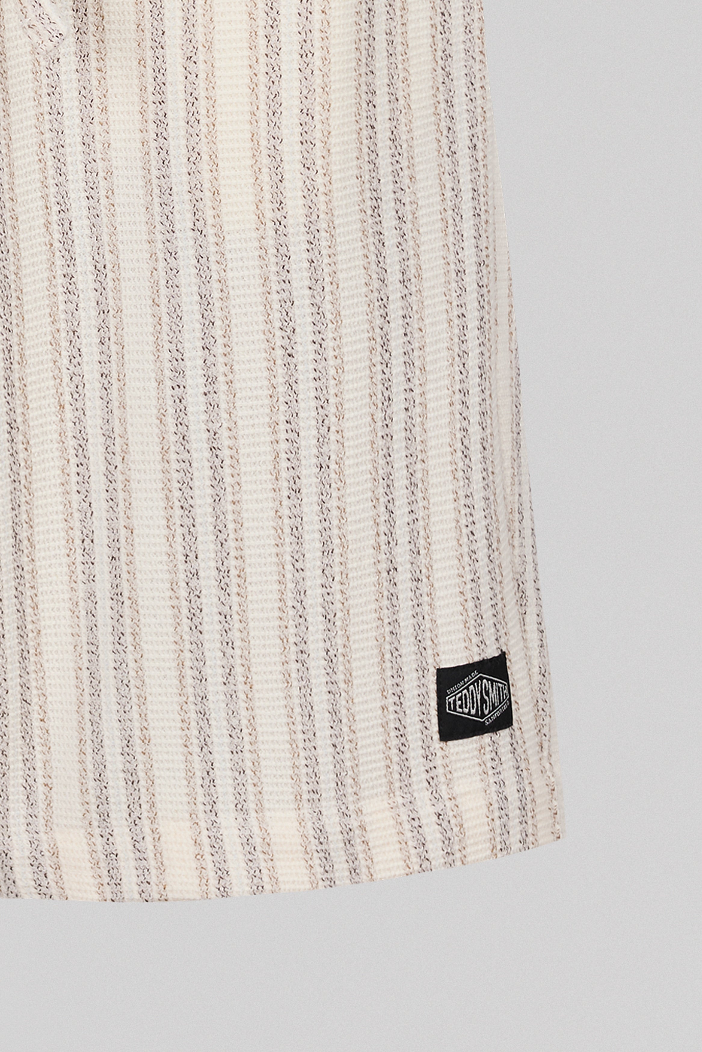 Teddy Smith S-Akuma SH short rayures middle white