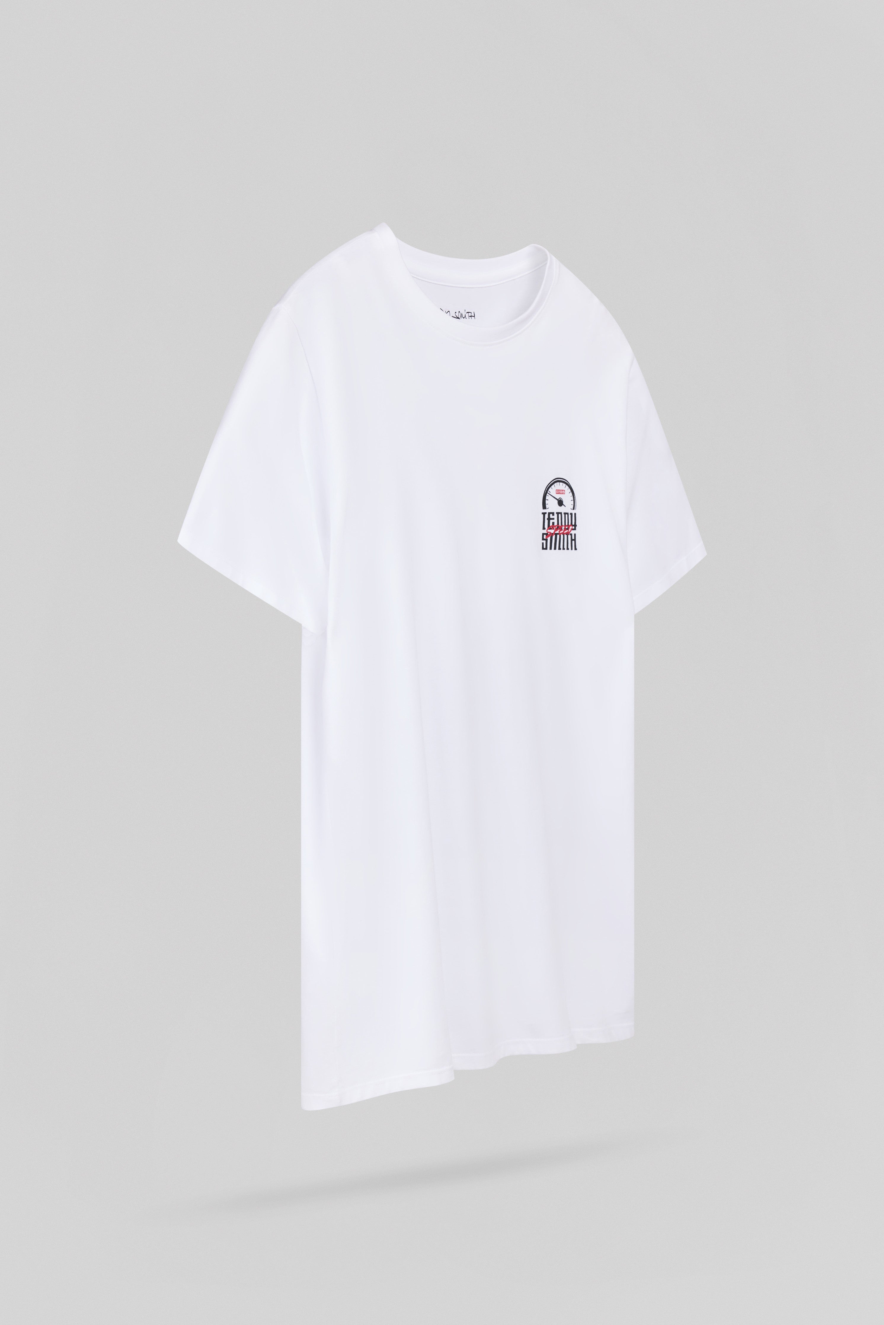 Teddy Smith T-Cars 2 MC Blanc t-shirt homme blanc coton
