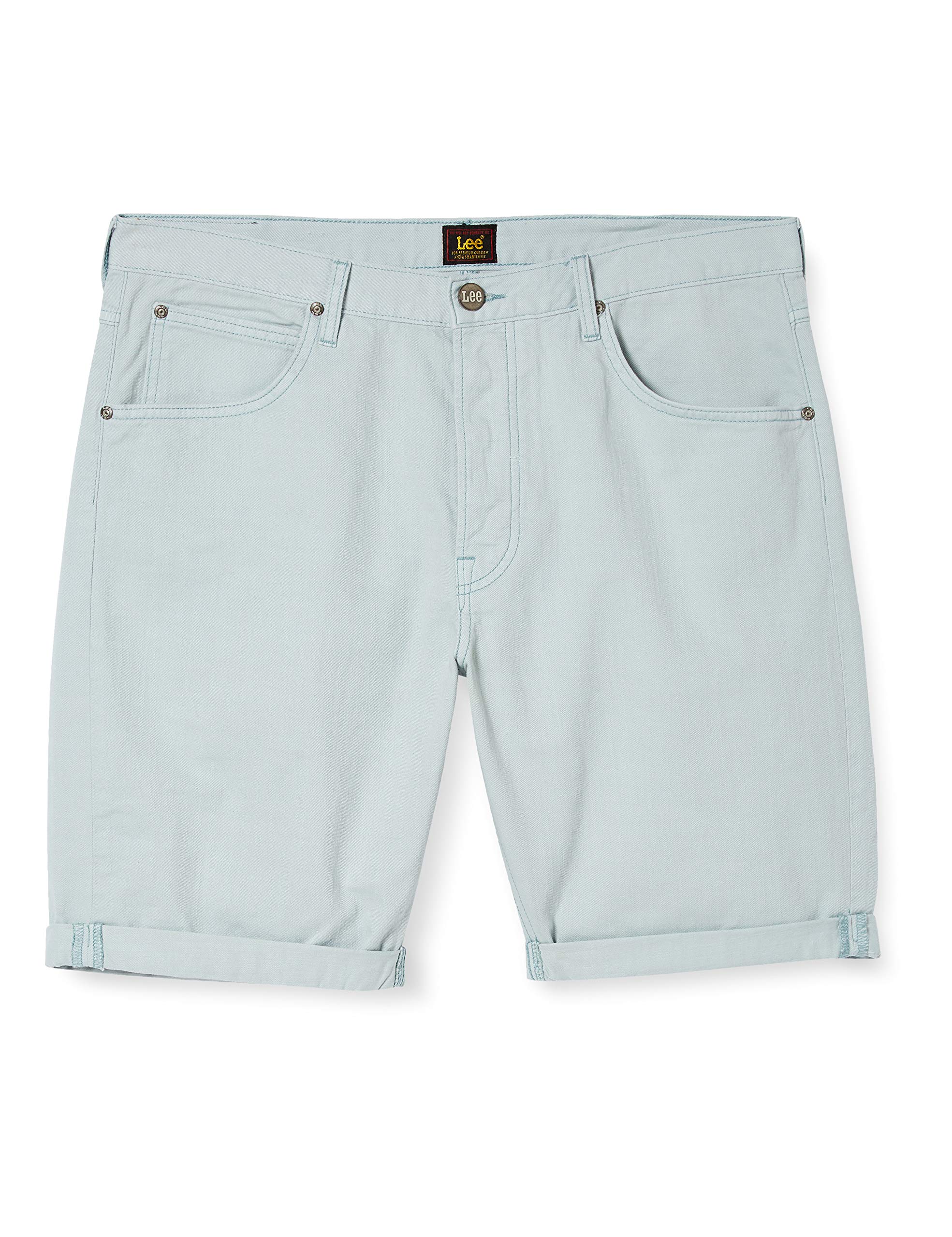 Lee 5 Pocket short jean Washed Lilac 28 coupe droite
