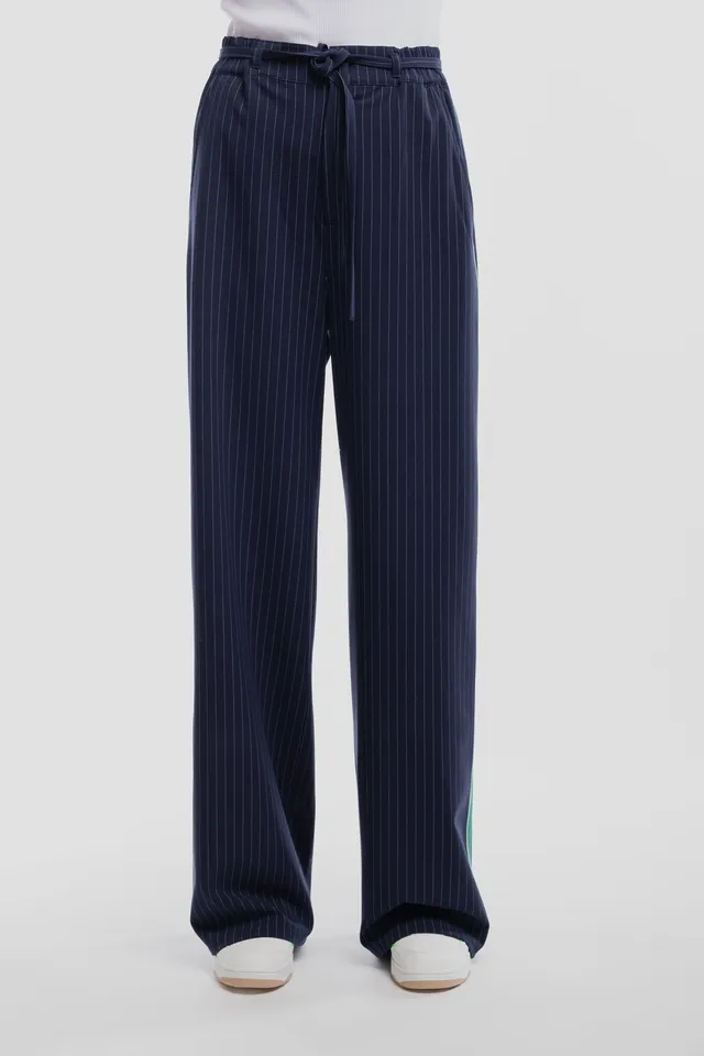 Teddy Smith P-Side Bistretc pantalon navy rayures